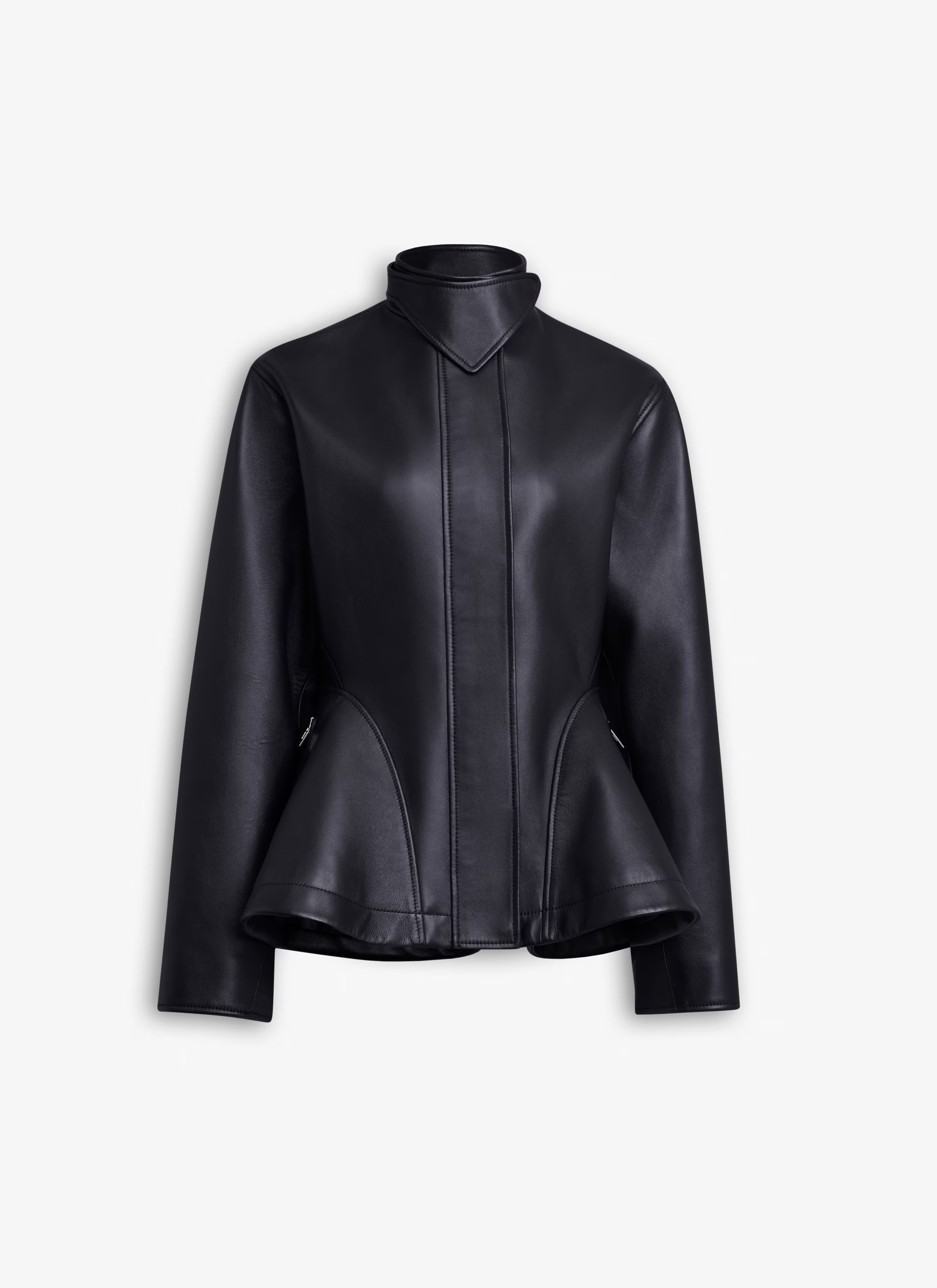 Peplum Deri Mont