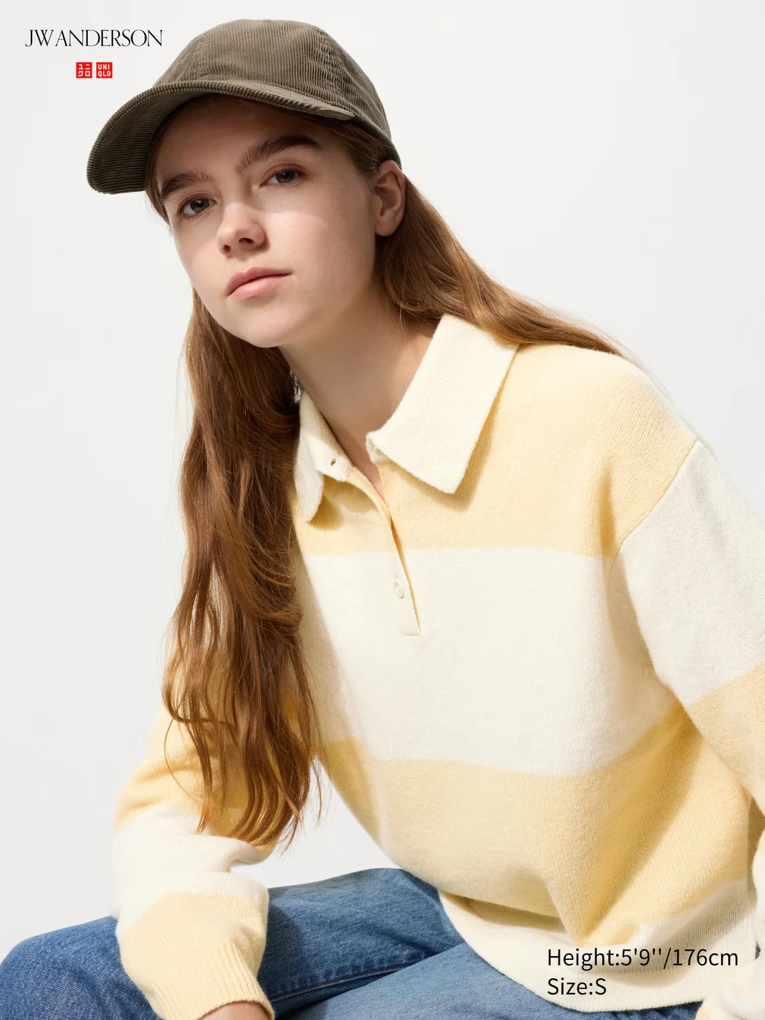 JW Anderson x Uniqlo Kuzu Yünü Polo Kazak