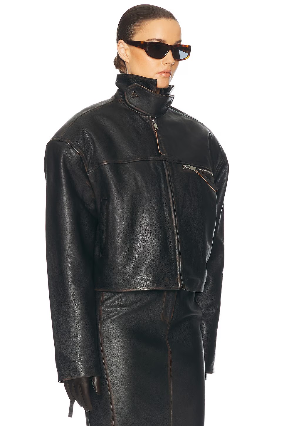 Oversized Moto Ceket