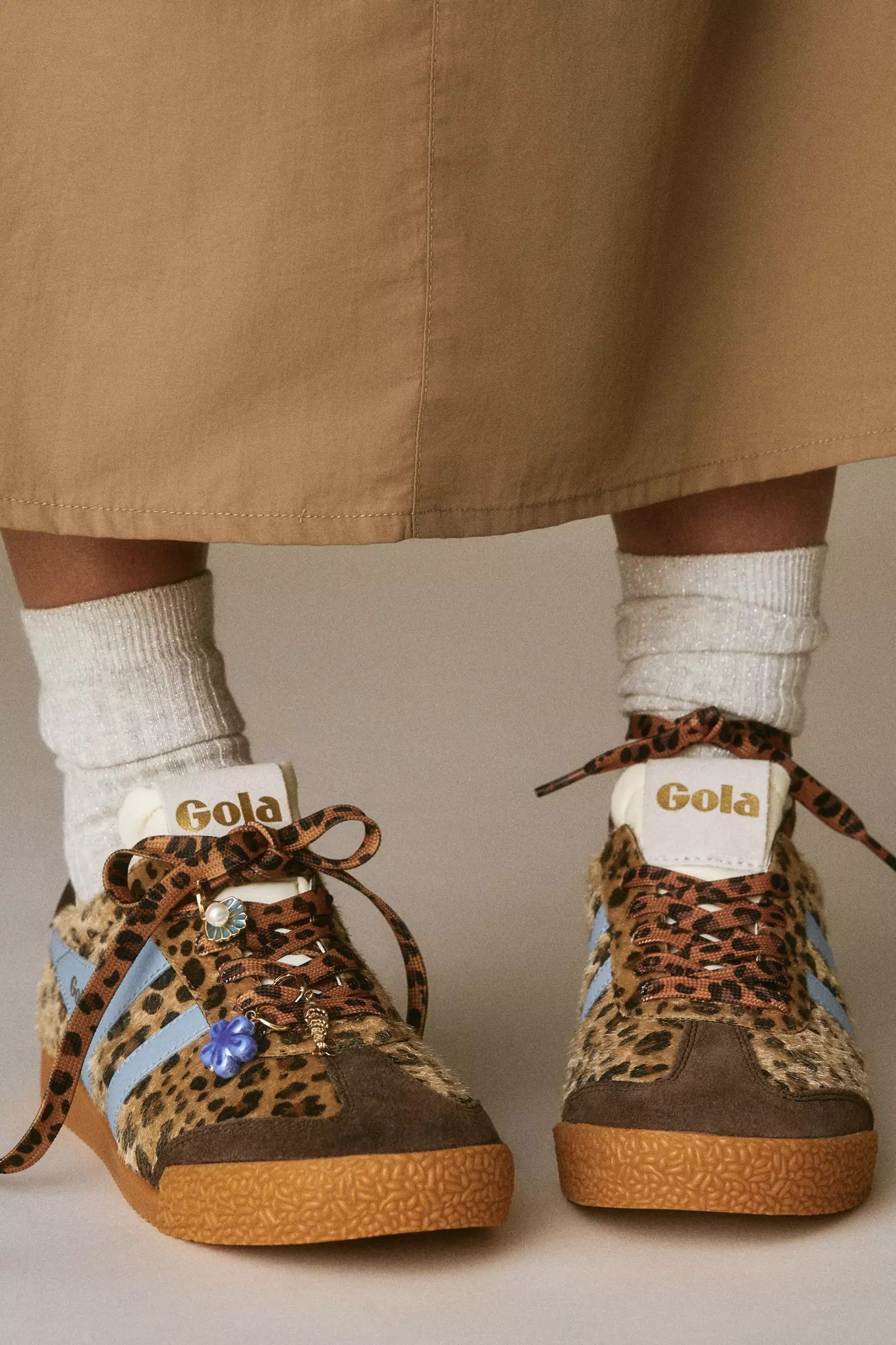 Gola x Anthropologie Elan Leopar Sneaker