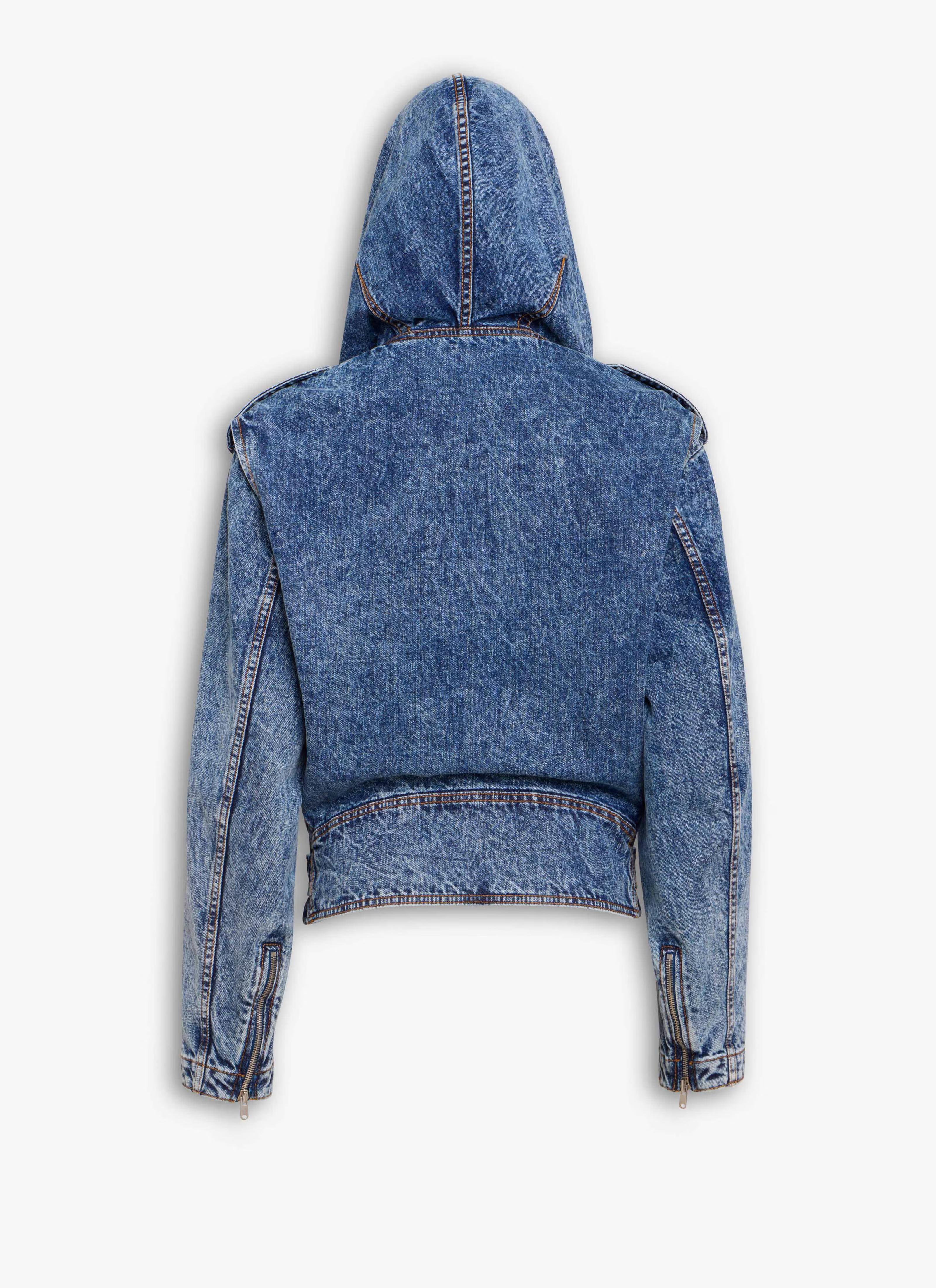 Biker Denim Ceket