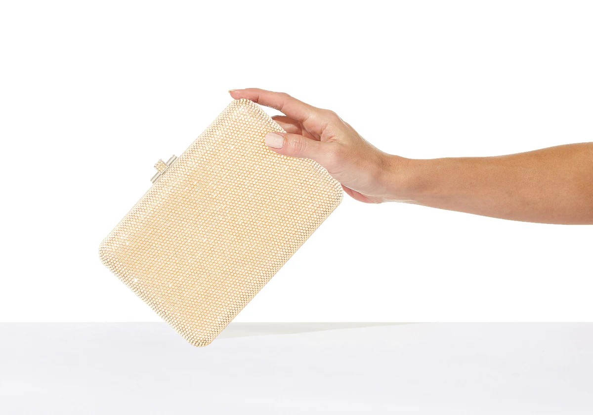 Slim Slide Champagne Clutch