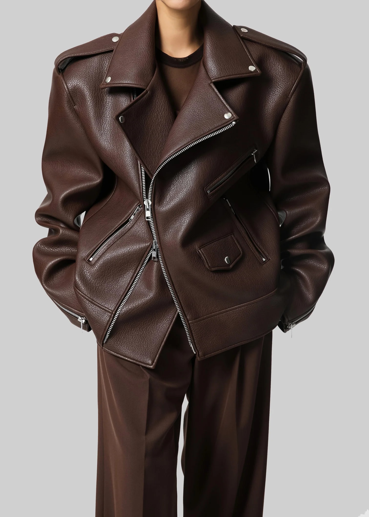 Chicago Oversized Biker Ceket