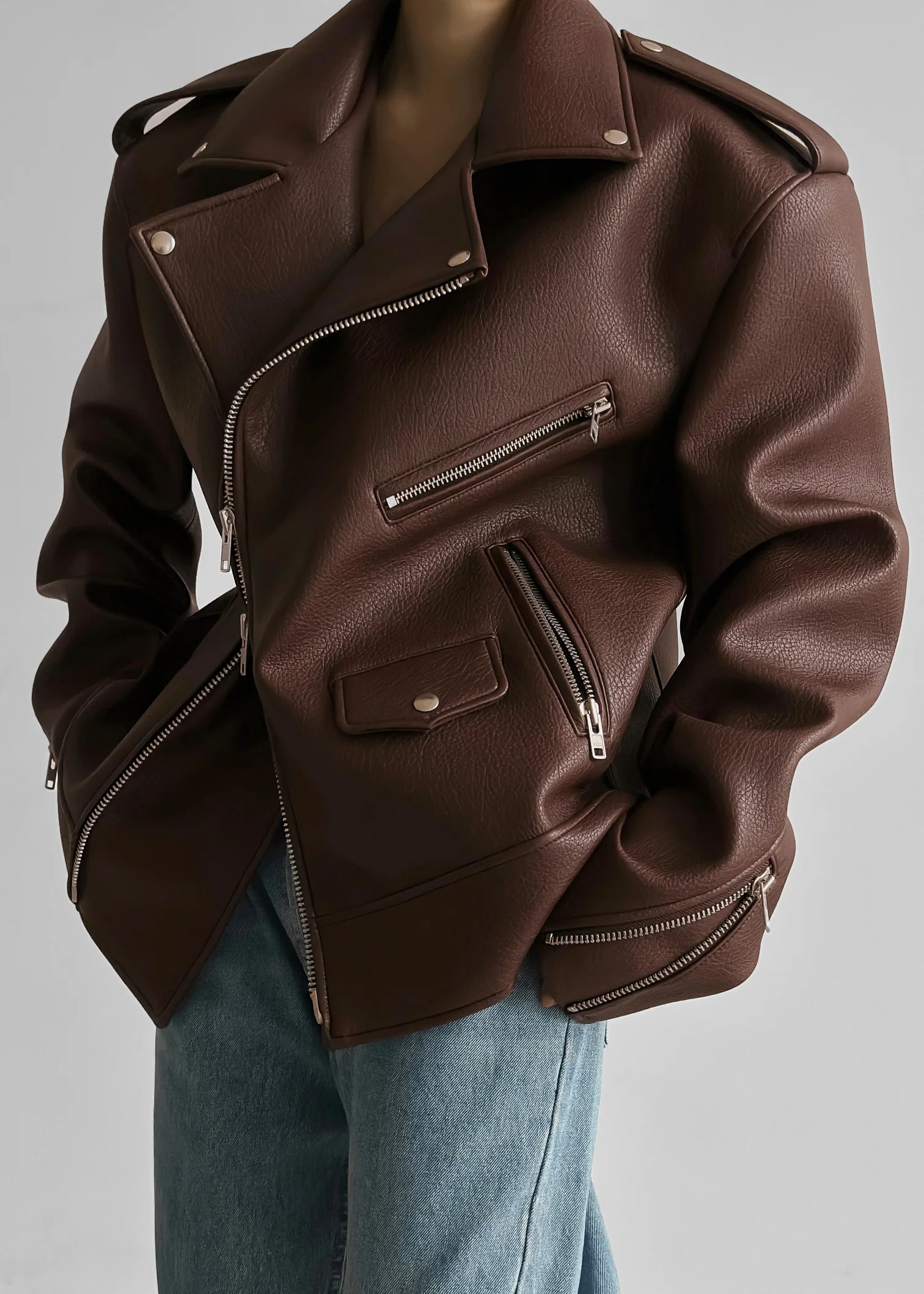 Chicago Oversized Biker Ceket