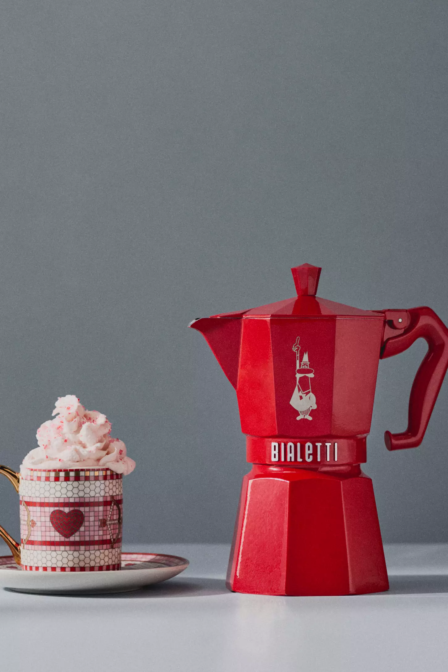 Bistro Tile Love Edition Kahve Bardağı & Tabağı