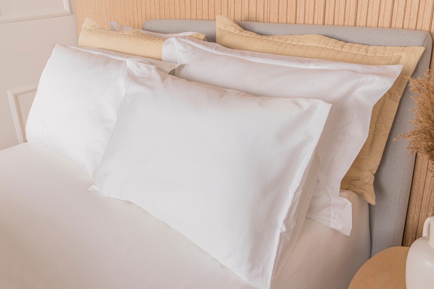MİLANO Classic Weiß Bettbezug