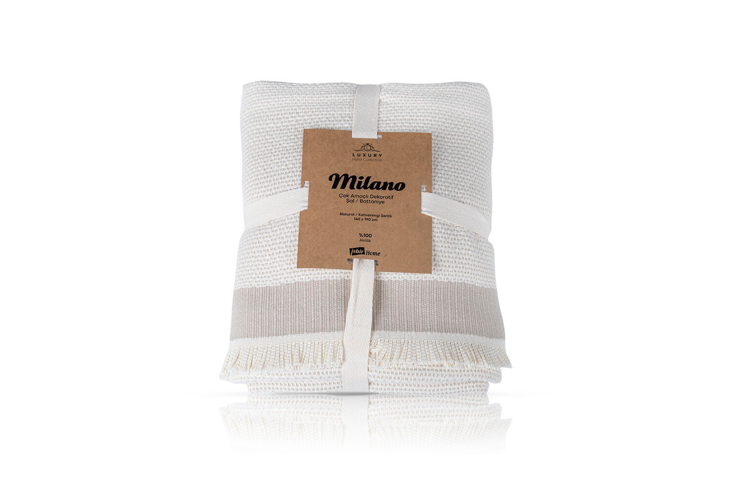 MİLANO Braun Bettbezug