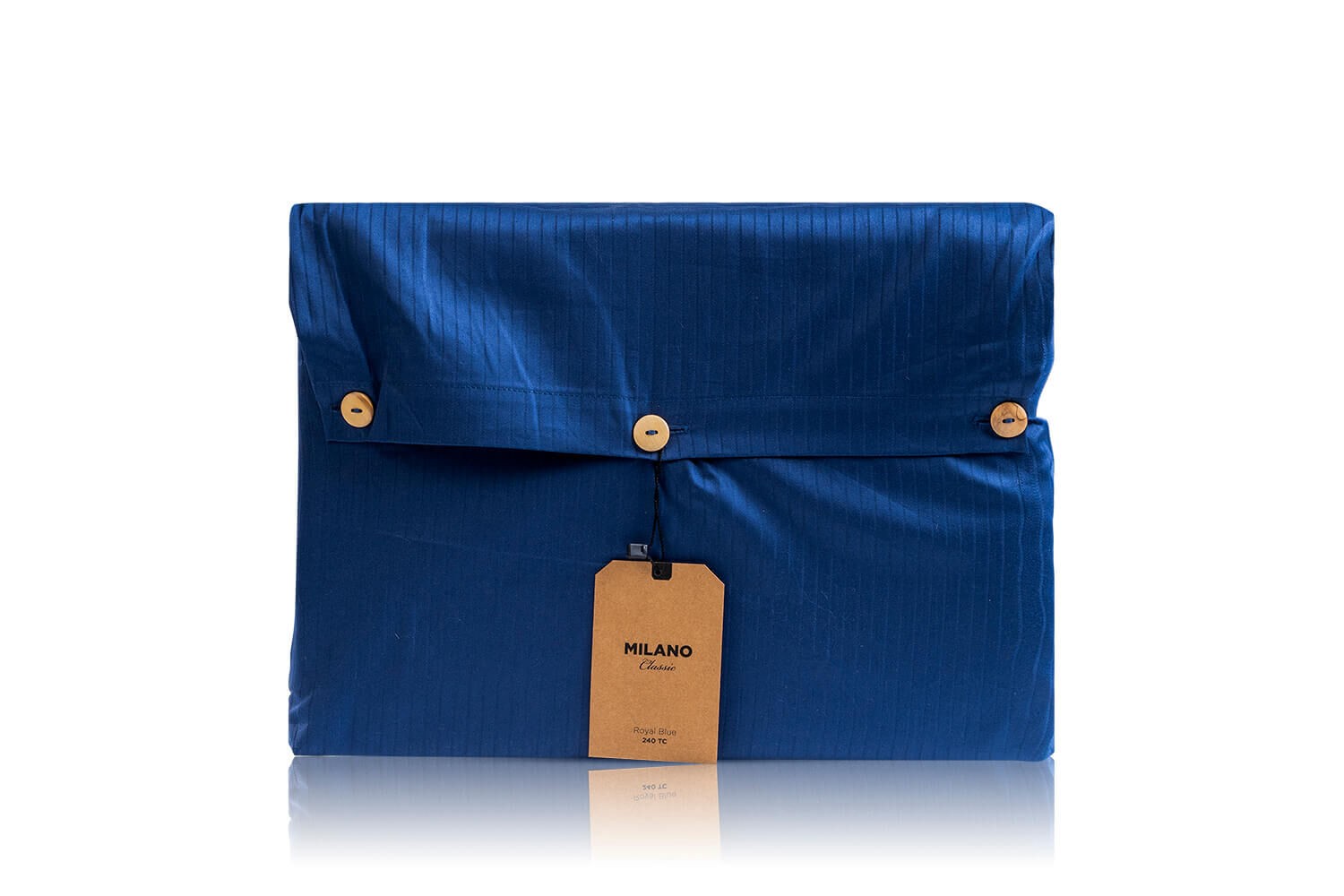 MİLANO Classic Königsblau Bettbezug