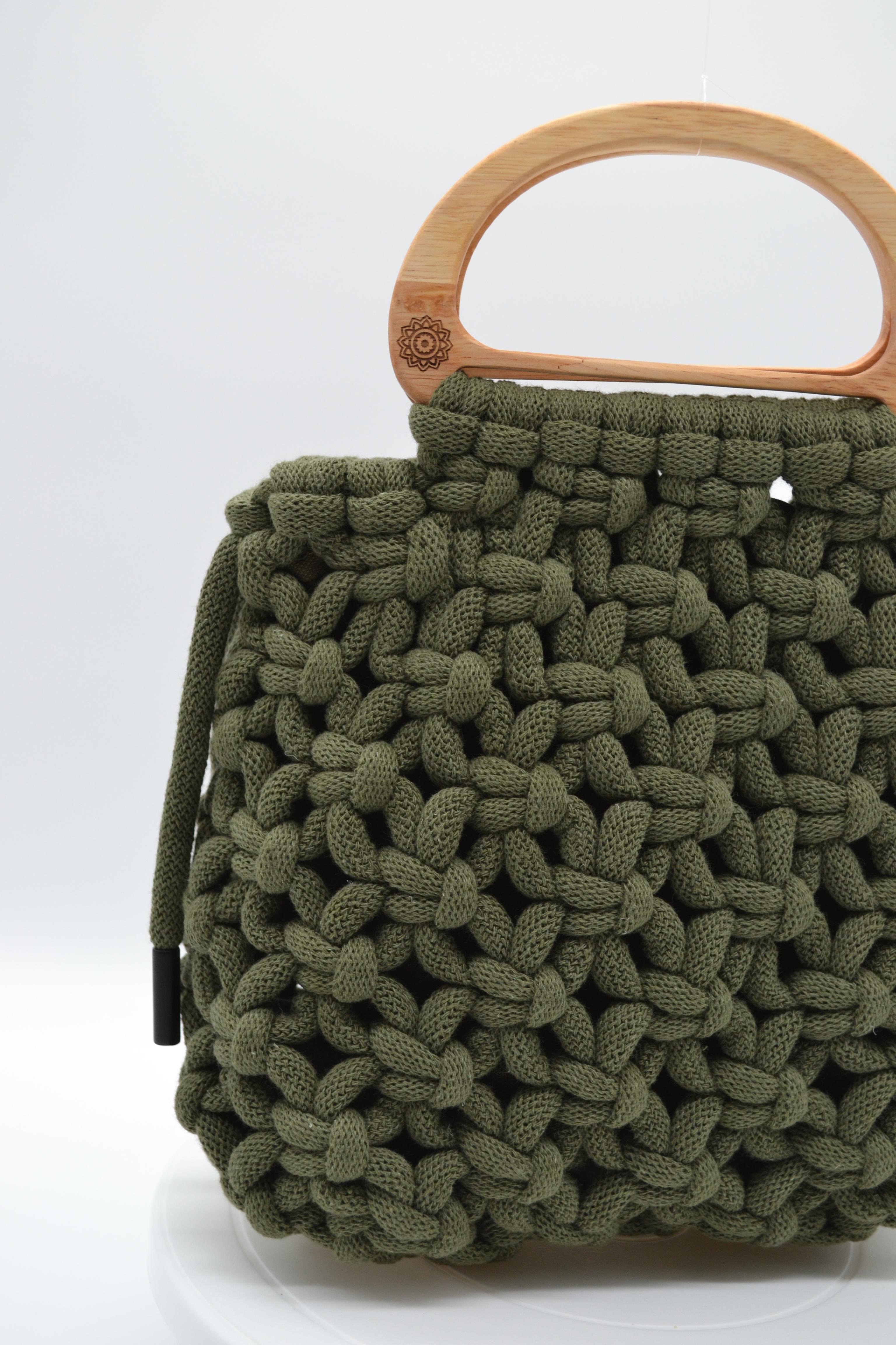 Timber Twist Tote Bag