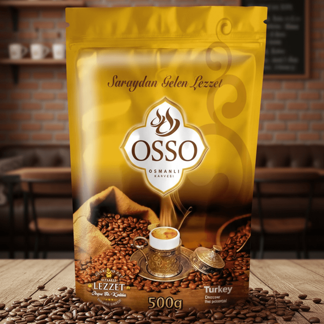 OSSO Osmanlı Kahvesi – 500g | Exklusiver Osmanischer Kaffee mit feiner Gewürzmischung