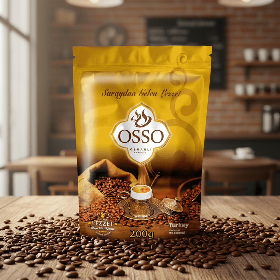 OSSO Osmanlı Kahvesi – 200g | Exklusiver Osmanischer Kaffee mit feiner Gewürzmischung