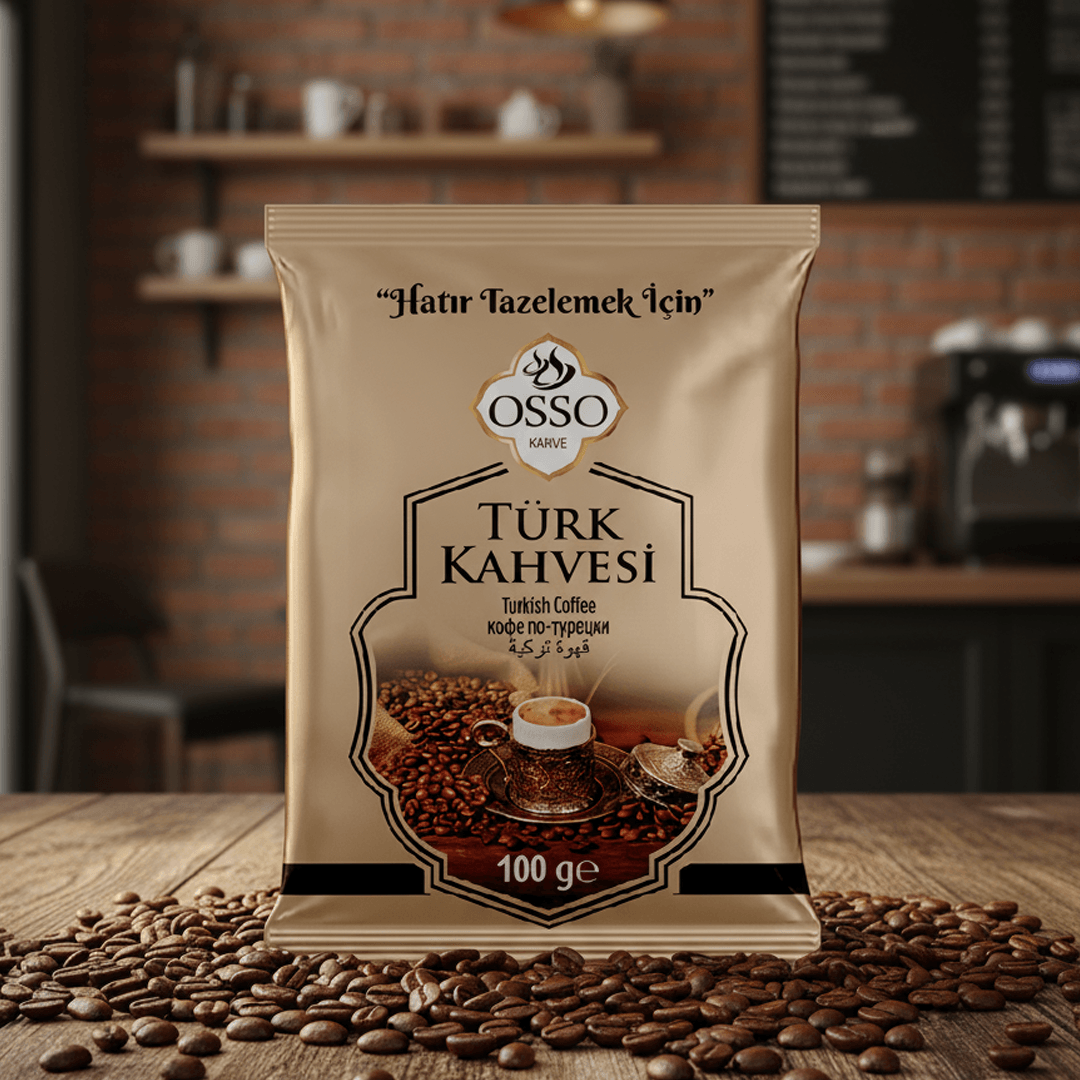 OSSO Osmanlı Kahvesi – 100g | Exklusiver Osmanischer Kaffee mit feiner Gewürzmischung