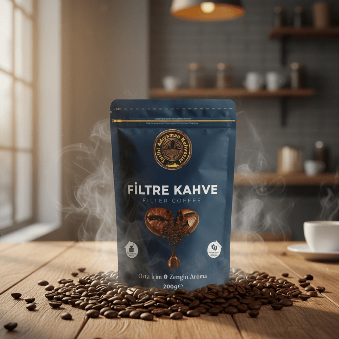 Tarihi Adıyaman Kahvecisi Filtre Kahve – 200g | Aromatischer Filterkaffee aus 100% Arabica-Bohnen
