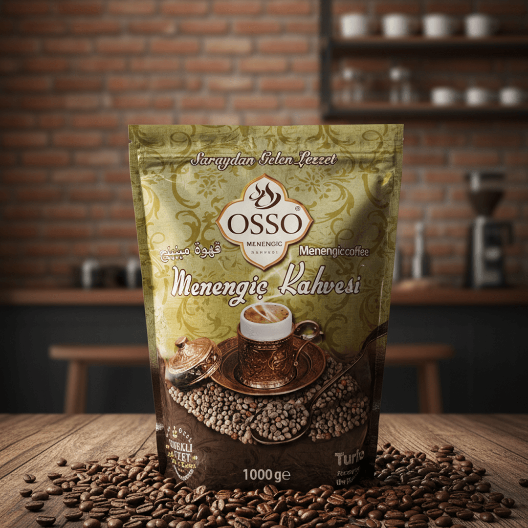 OSSO Menengiç Kahvesi – 1kg | Koffeinfreier Türkischer Kaffee mit Pistaziengeschmack