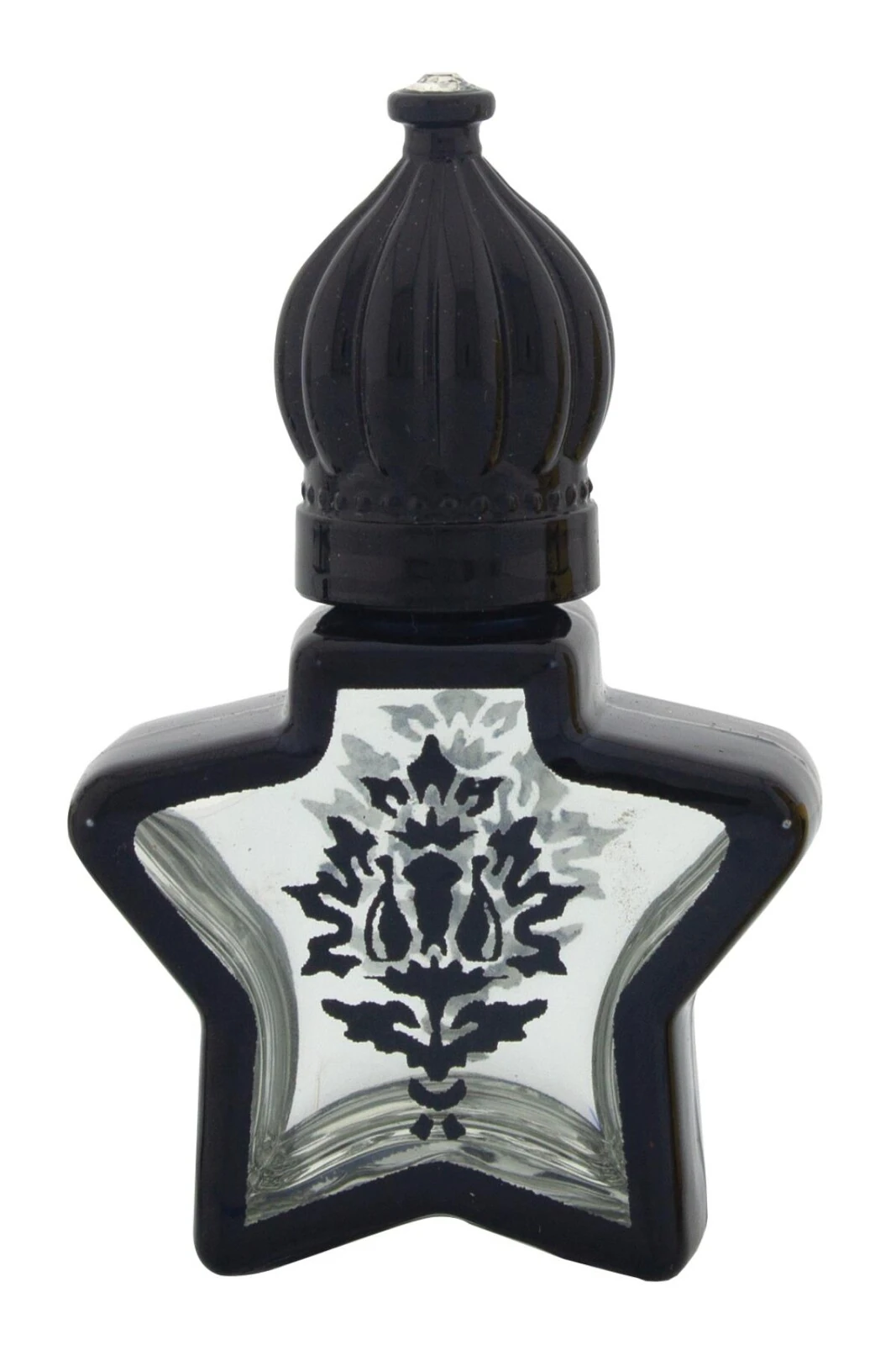 Premium-Glasflakon „Black“ - Leeres Essenzfläschchen 8 ml