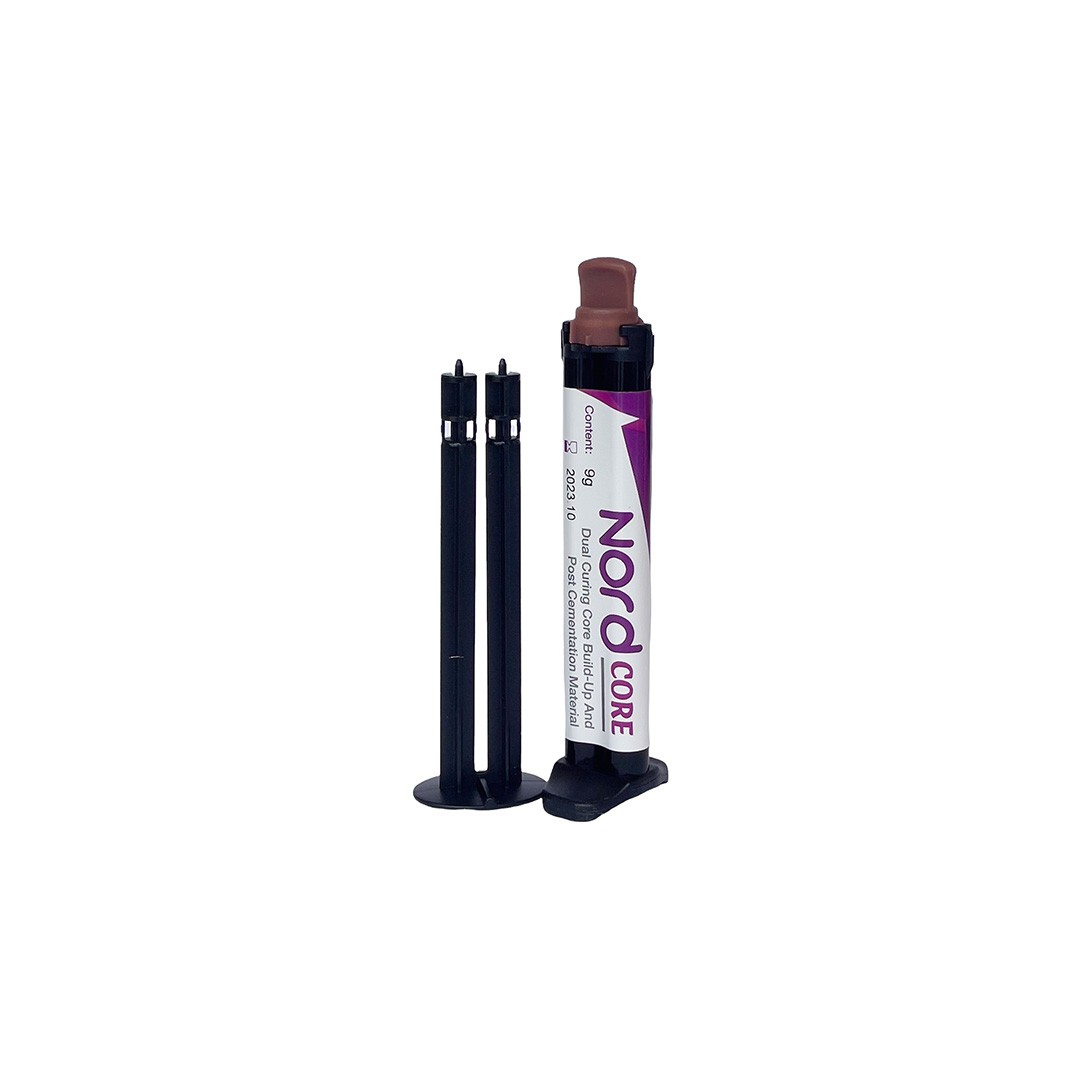 Nord Dual curing core build-up and post cementation material 9g 2x10tips