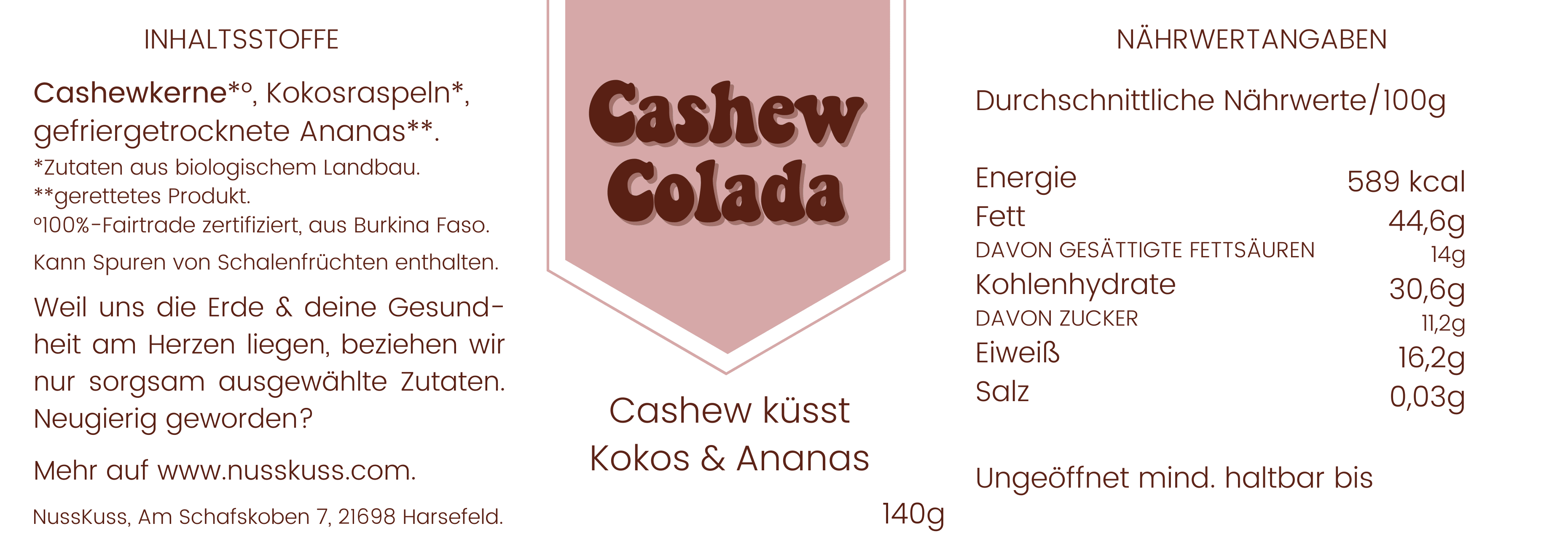 Cashew Colada