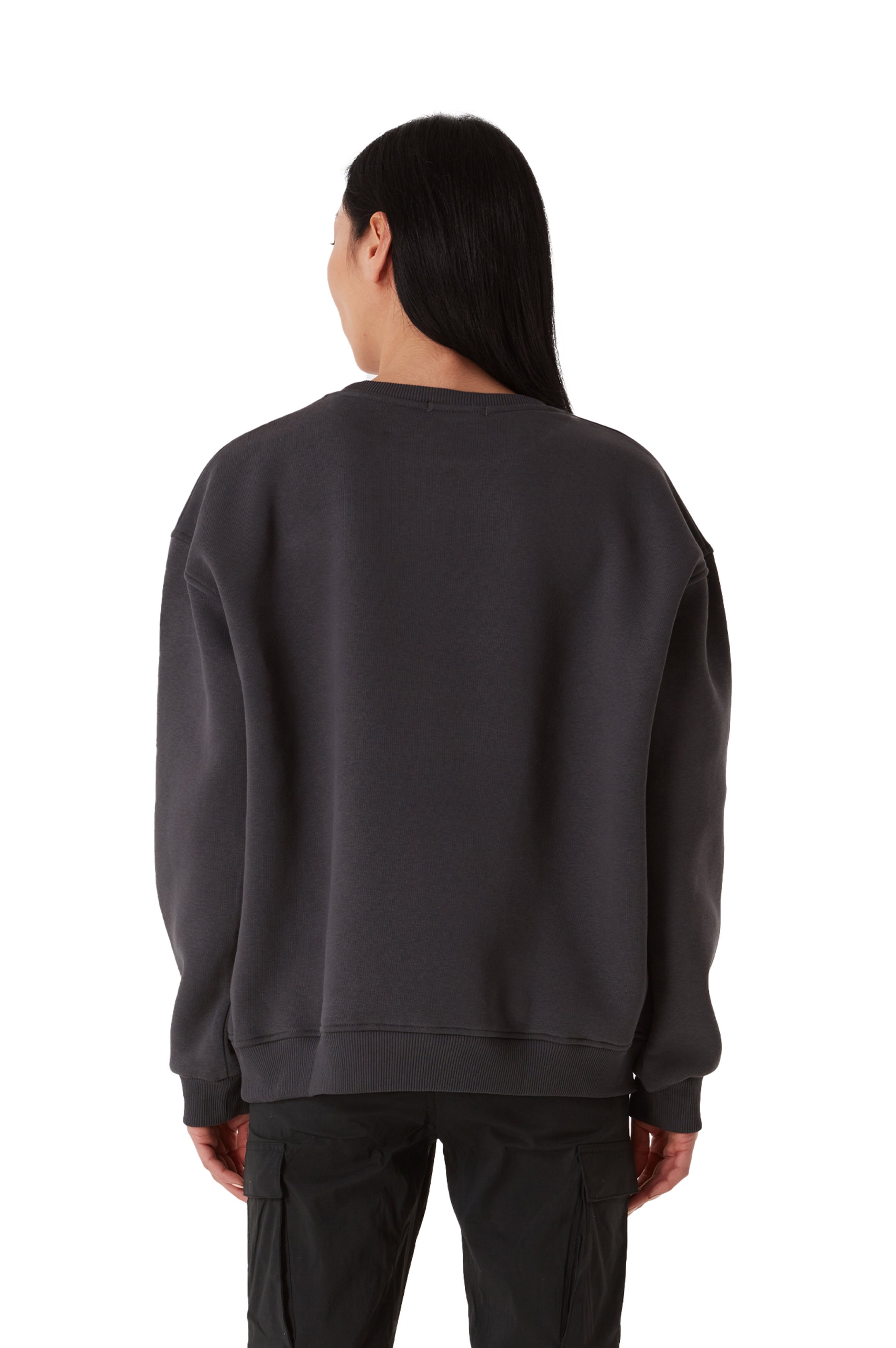 STATS OVERSIZED HEAVY BLANK SWEATSHIRT WOMEN