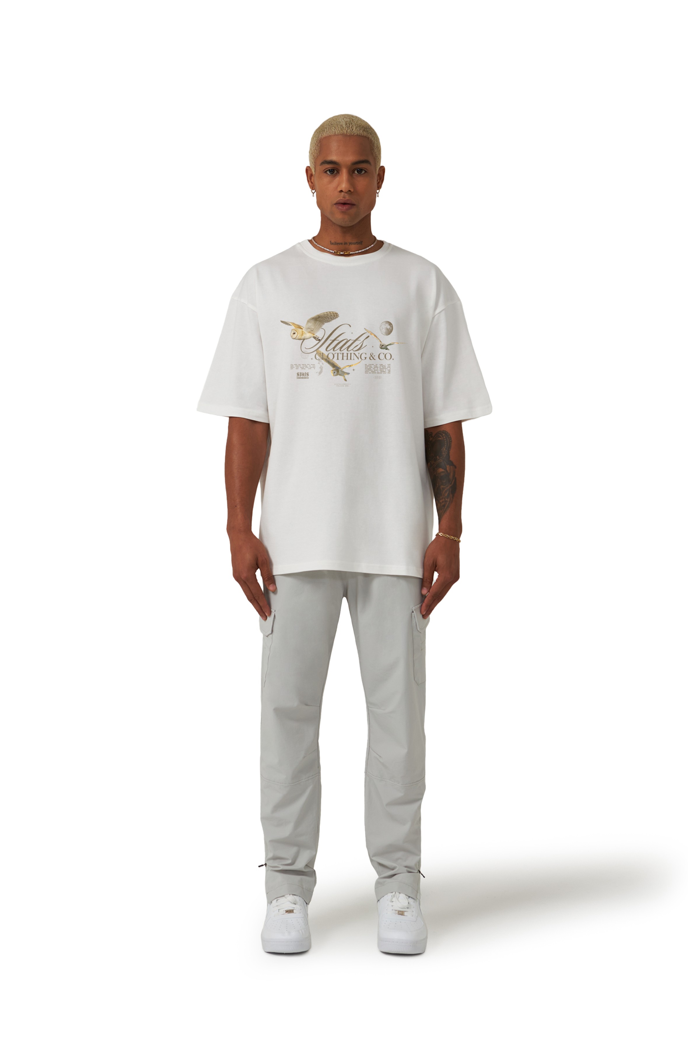 GOLDEN OWL OVERSIZED HEAVY TEE MEN