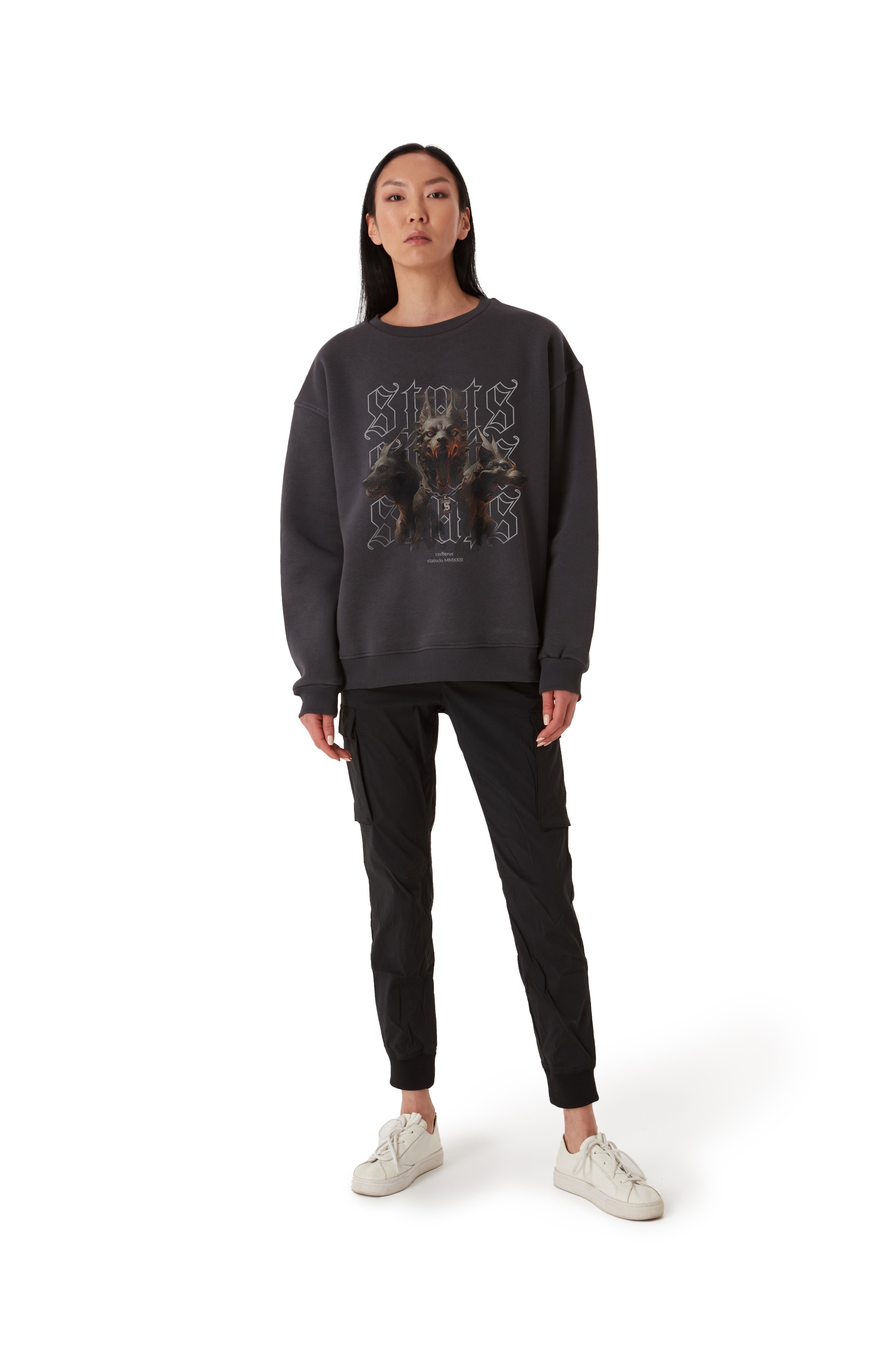 CERBERUS OVERSIZED HEAVY SWEATSHIRT WOMEN