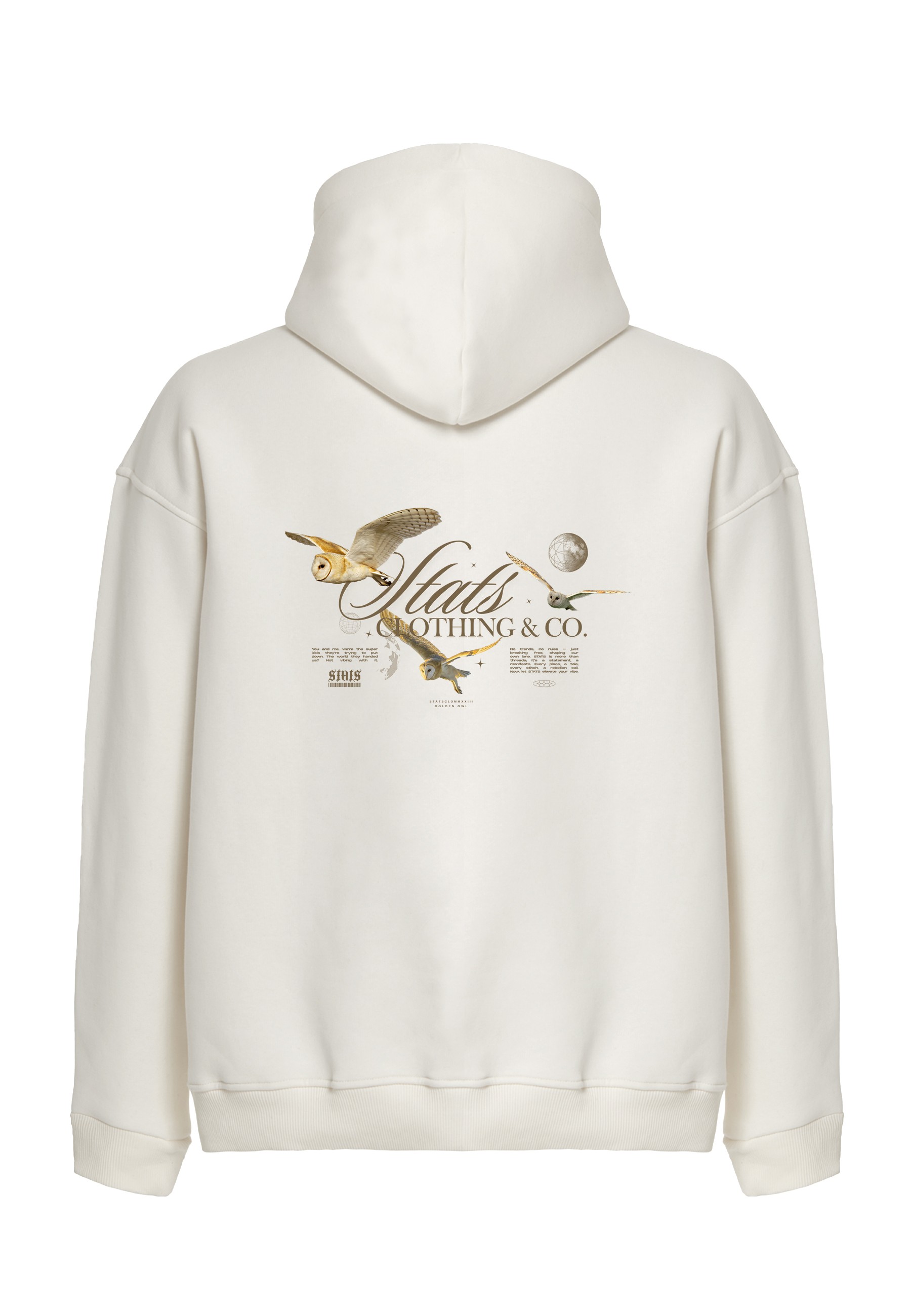 GOLDEN OWL OVERSIZED HOODIE MEN