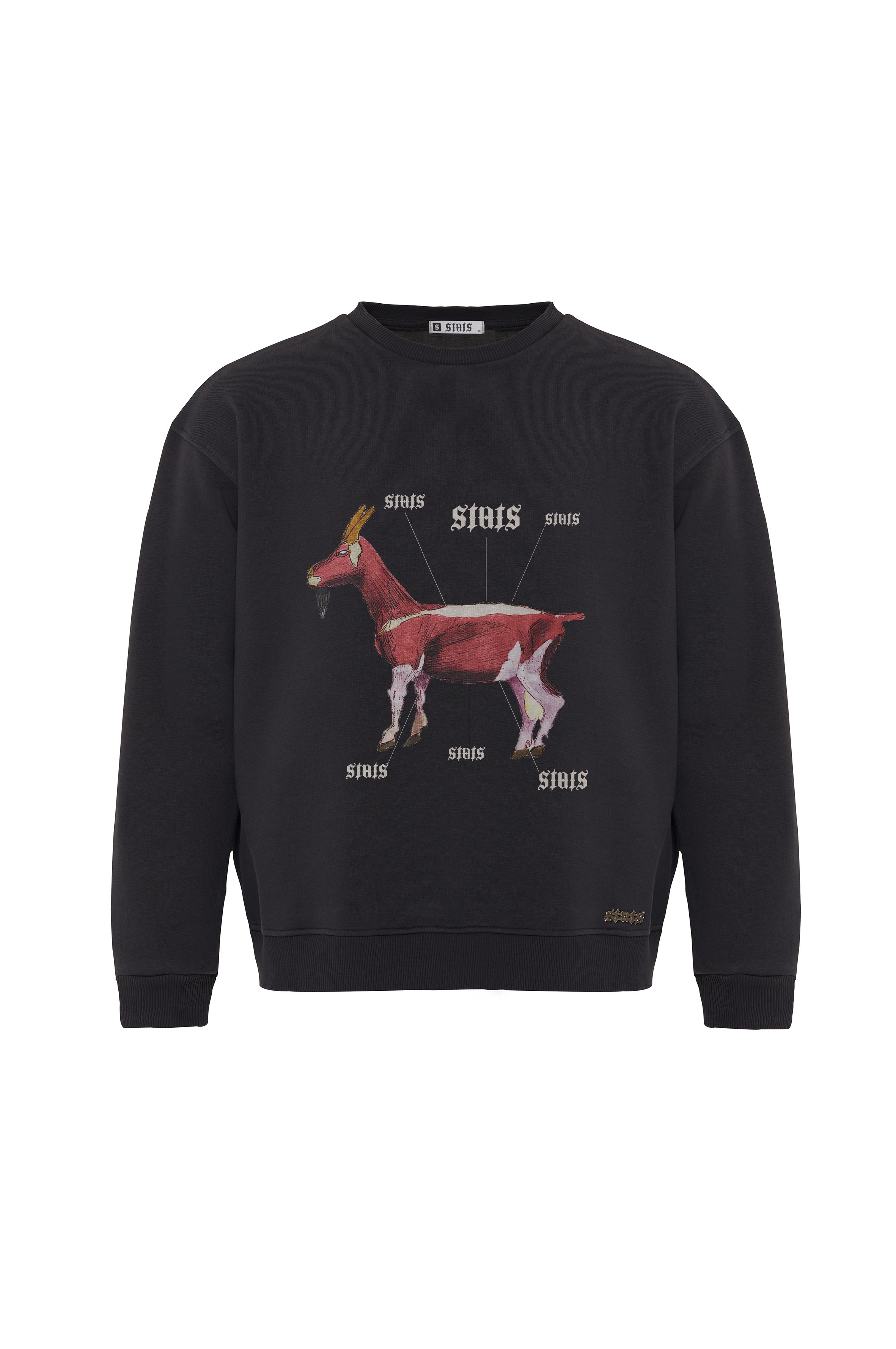 GOAT OVERSIZED HEAVY SWEATSHIRT MEN