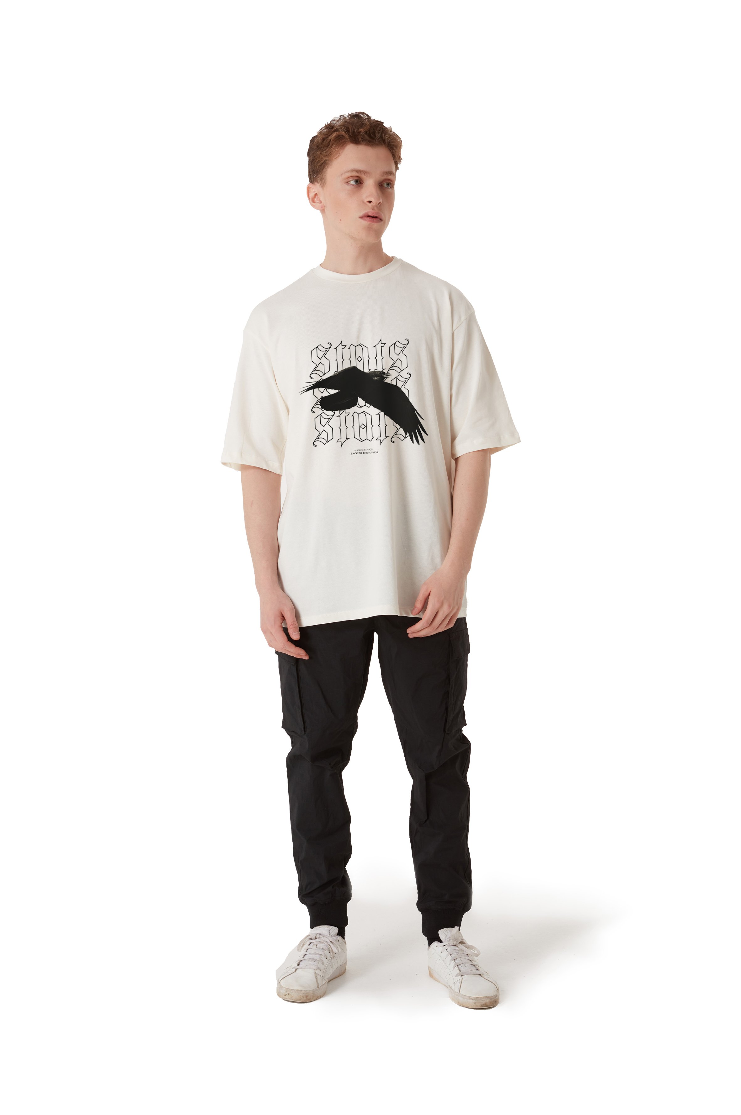 RAVEN OVERSIZED HEAVY TEE MEN