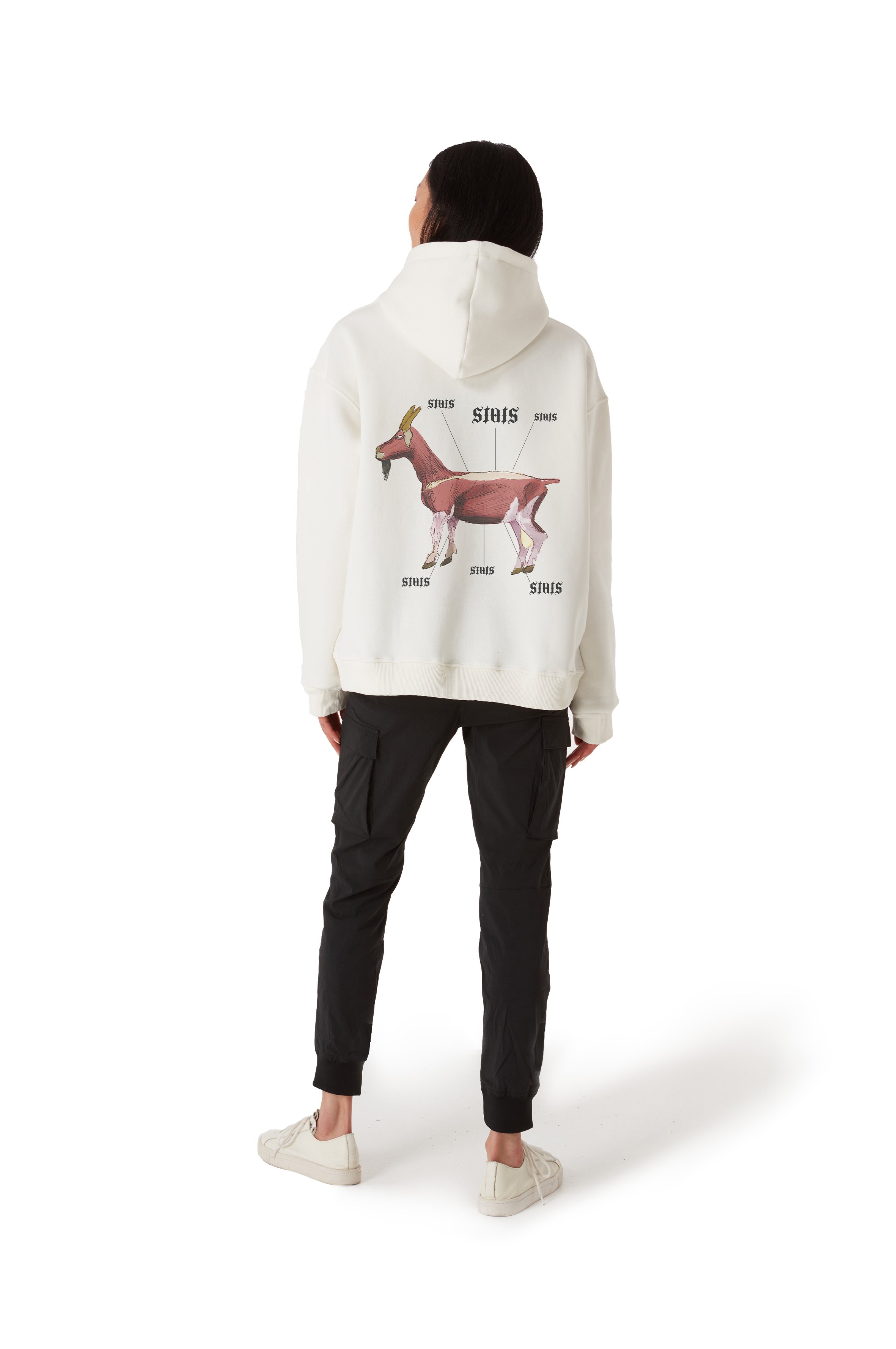 GOAT OVERSIZED HOODIE WOMEN