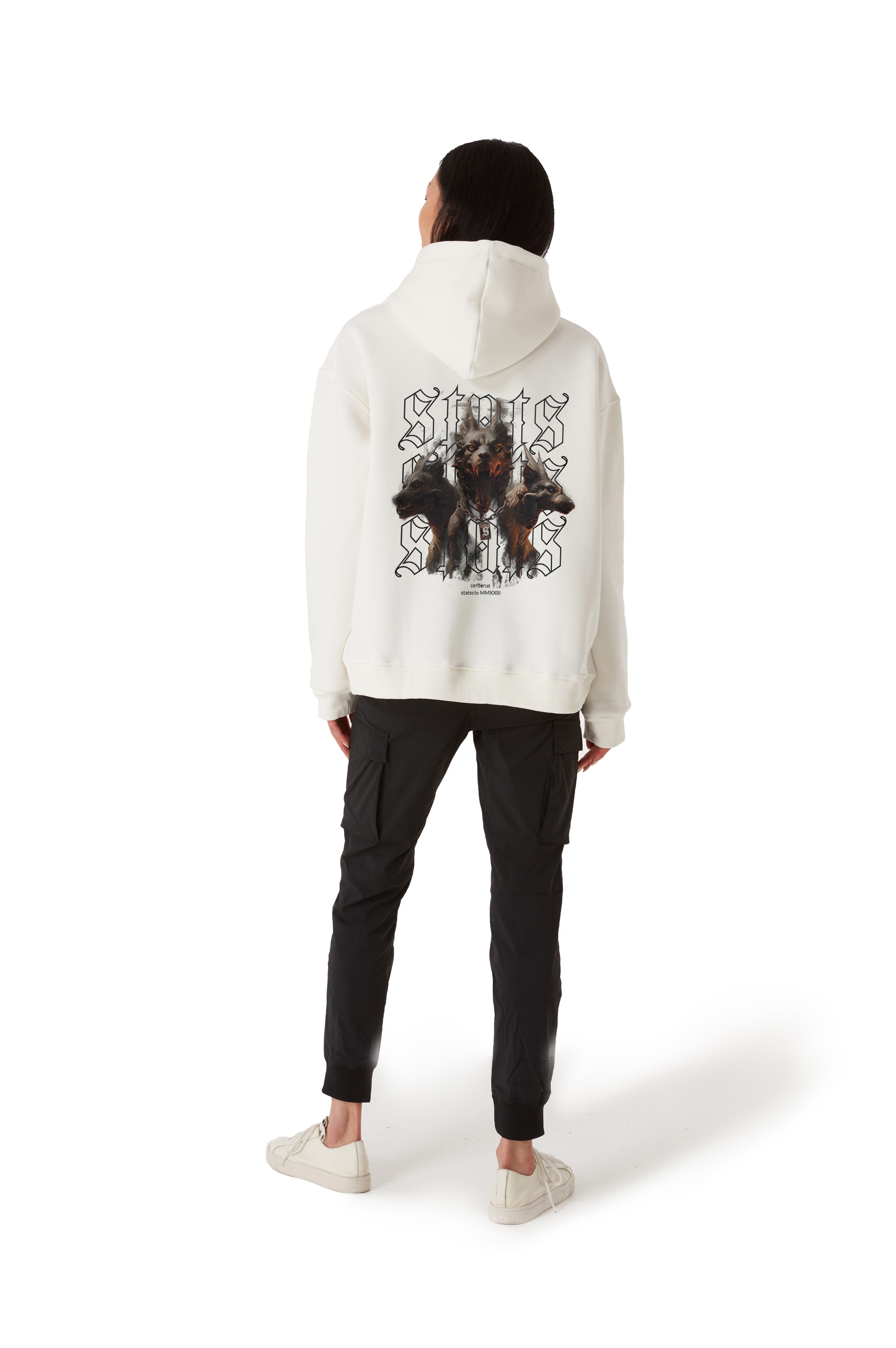 CERBERUS OVERSIZED ZIP HOODIE WOMEN