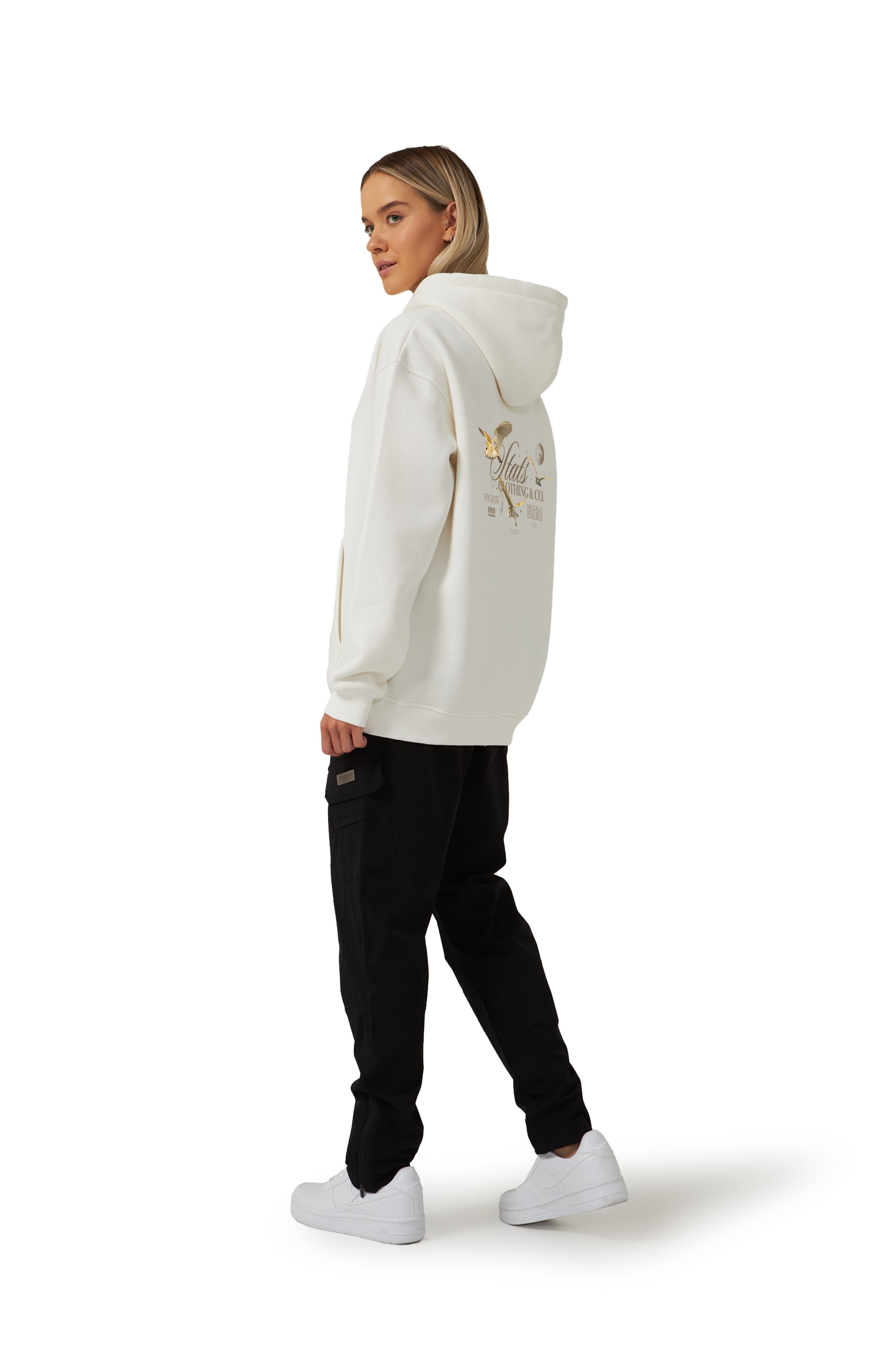 GOLDEN OWL OVERSIZED HOODIE WOMEN