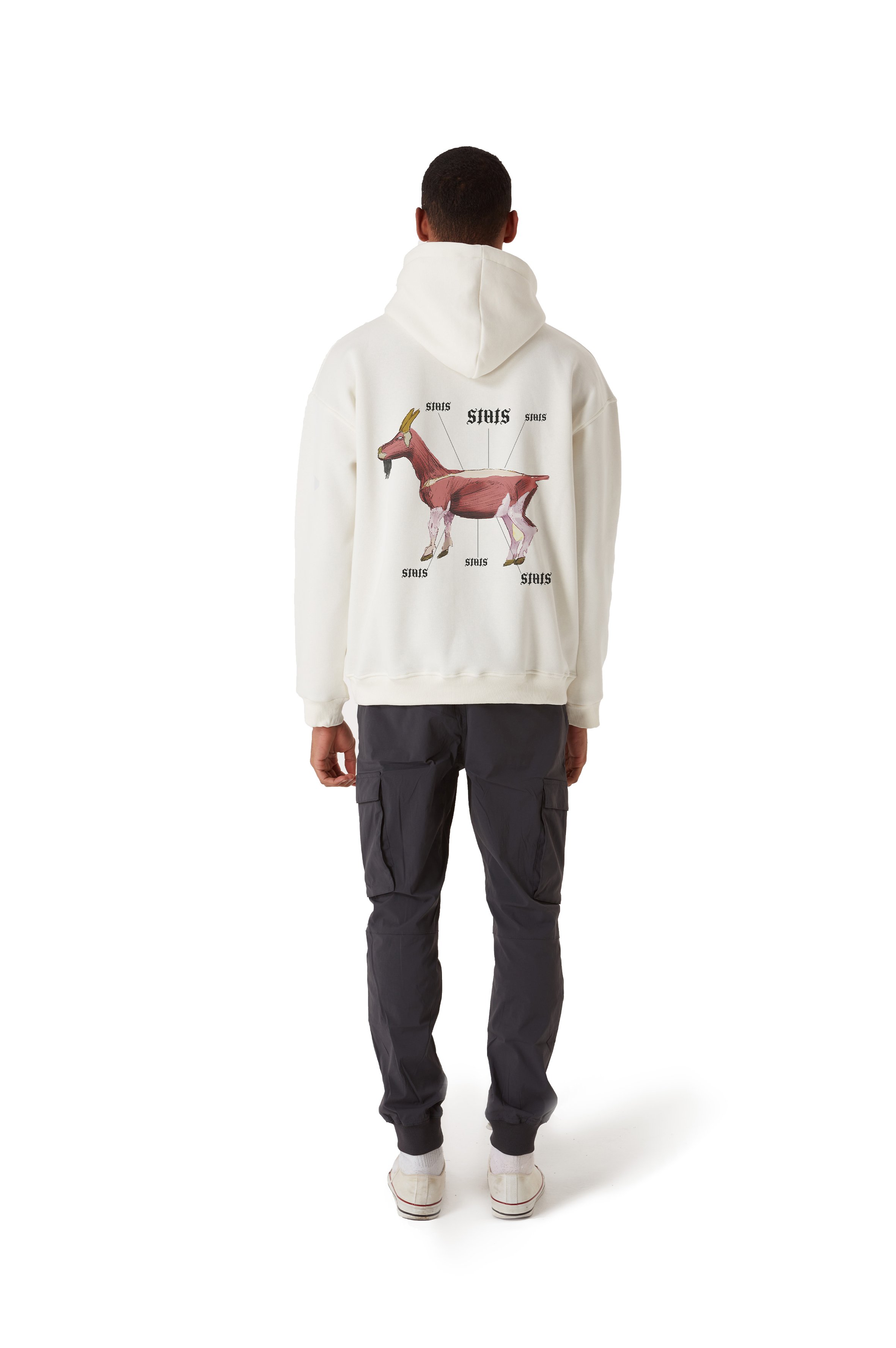 GOAT OVERSIZED HOODIE MEN