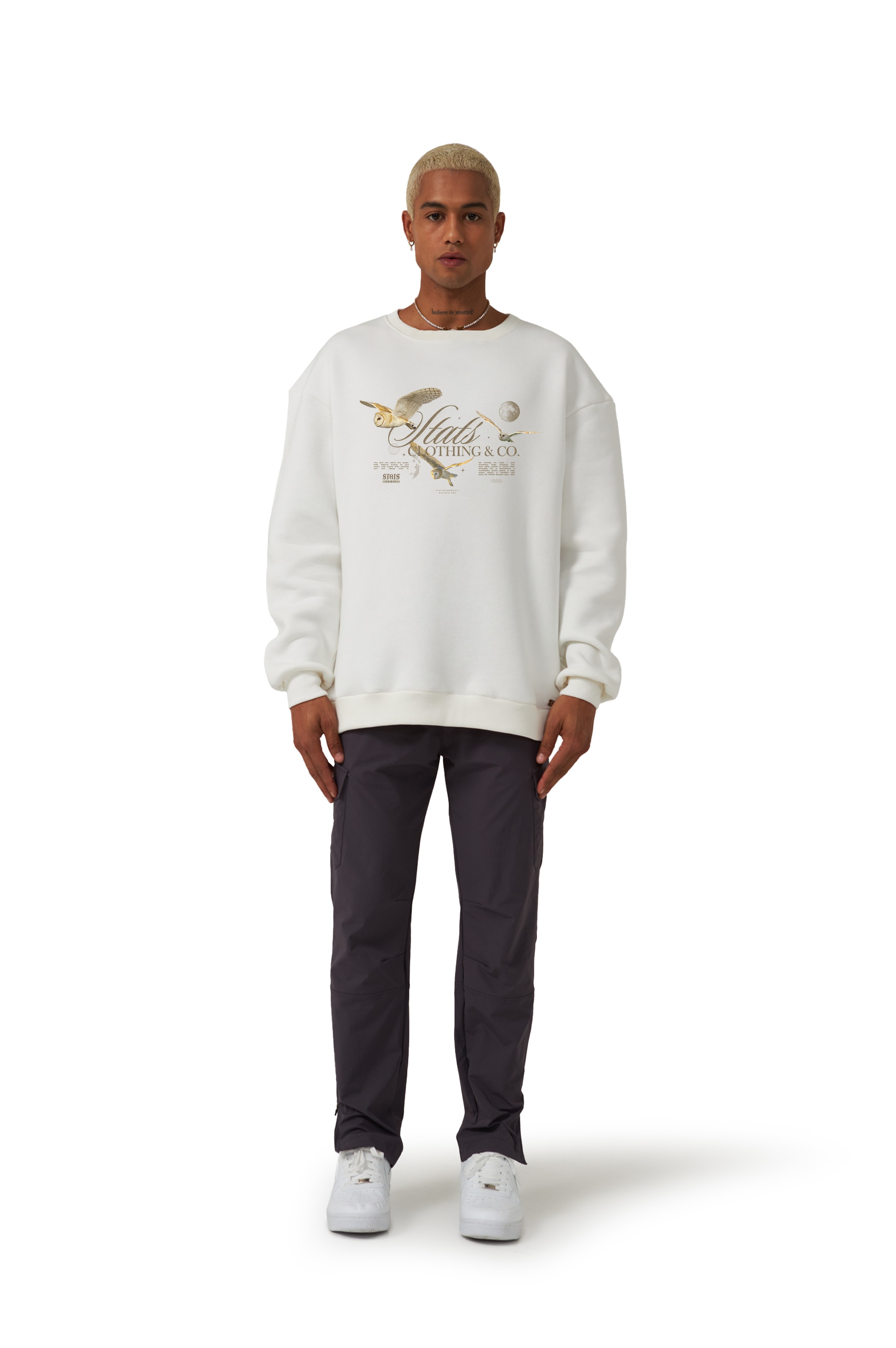 GOLDEN OWL OVERSIZED HEAVY SWEATSHIRT MEN