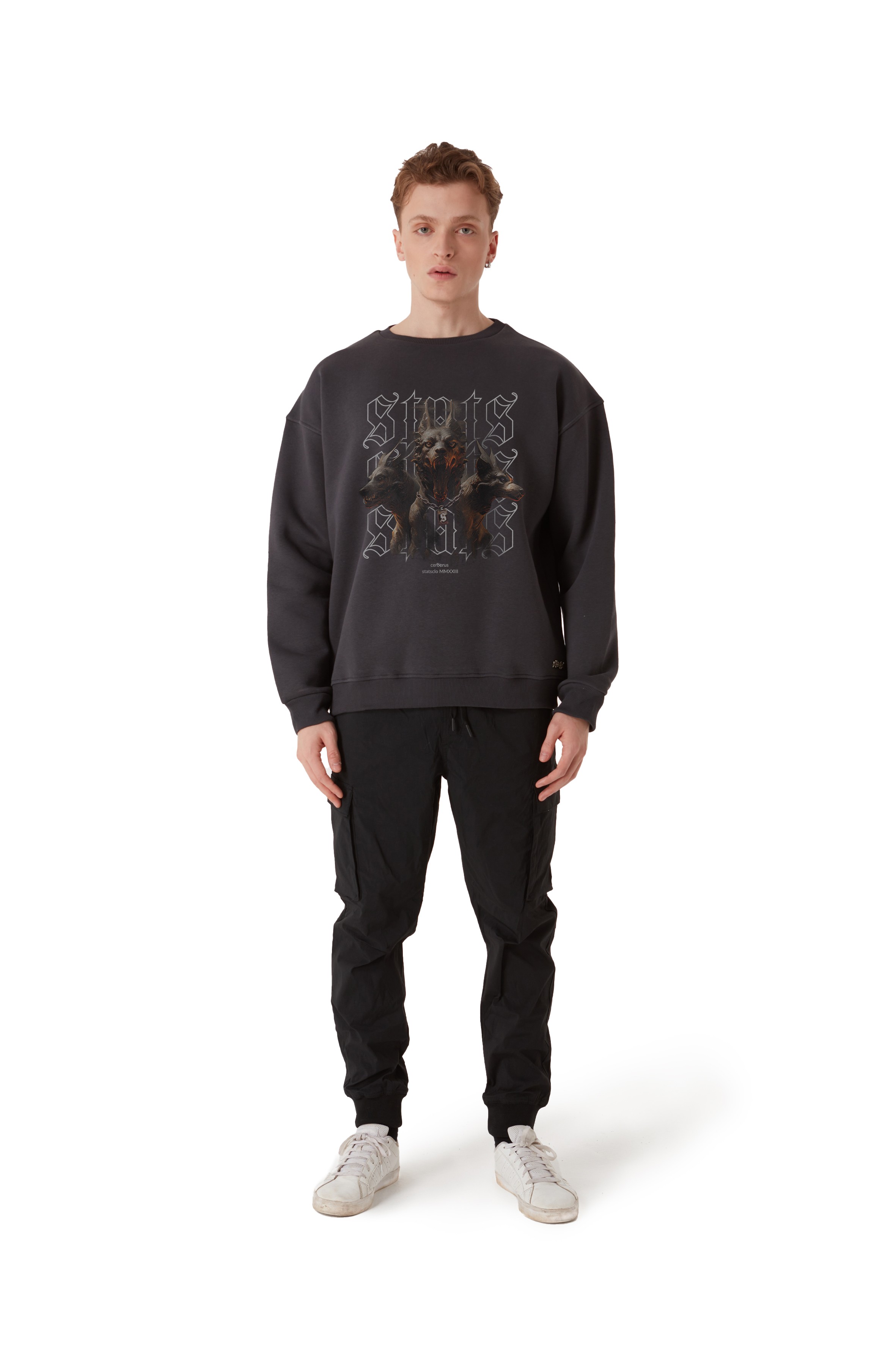 CERBERUS OVERSIZED HEAVY SWEATSHIRT MEN