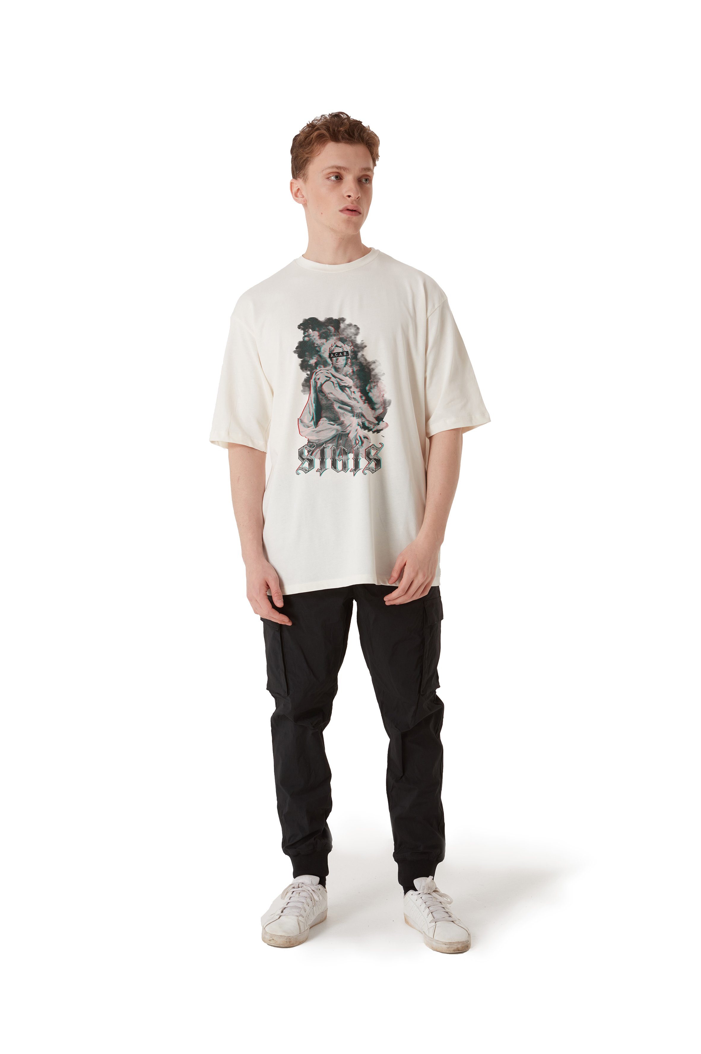 REBEL CAESAR OVERSIZED HEAVY TEE MEN