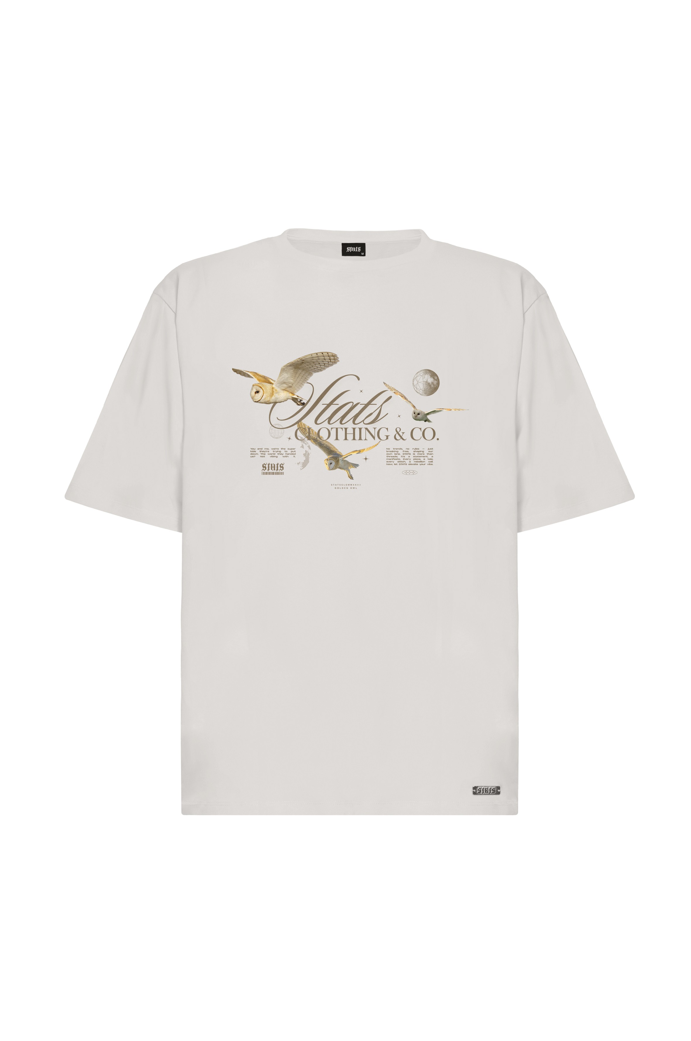 GOLDEN OWL OVERSIZED HEAVY TEE MEN