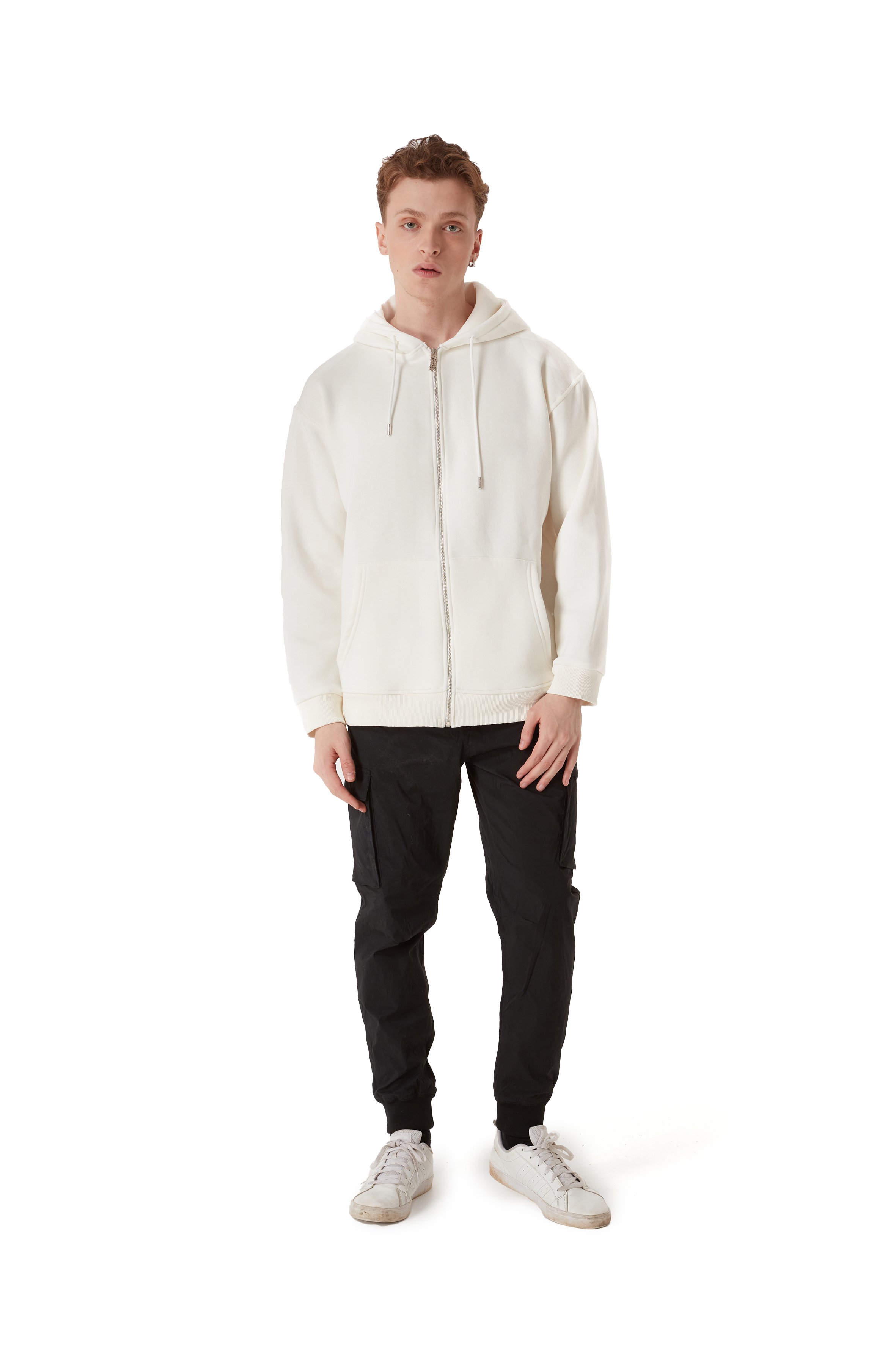 CAESAR OVERSIZED ZIP HOODIE MEN