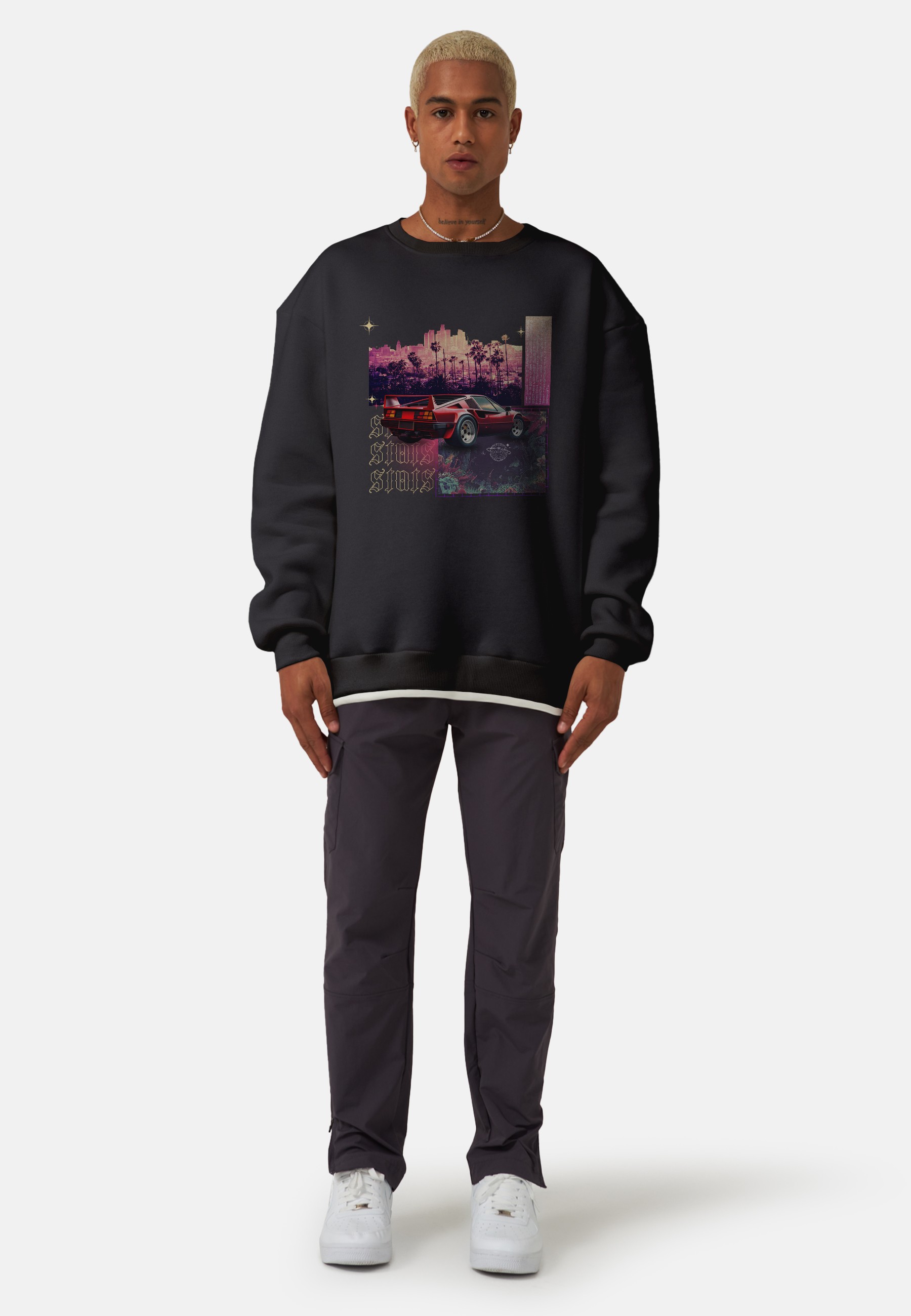 THE BUZZ OVERSIZED HEAVY SWEATSHIRT MEN