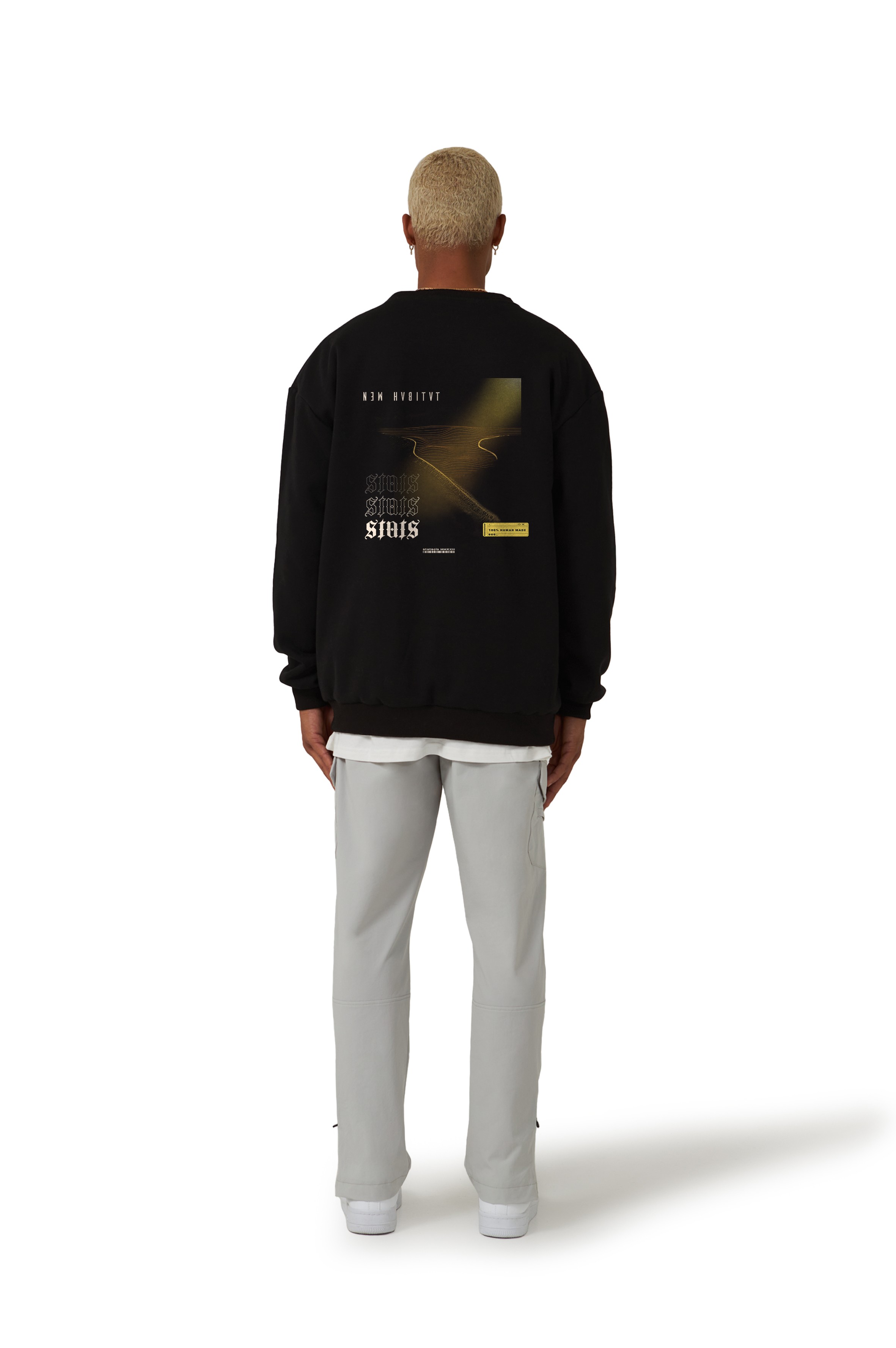 NEW HABITAT OVERSIZED HEAVY SWEATSHIRT MEN