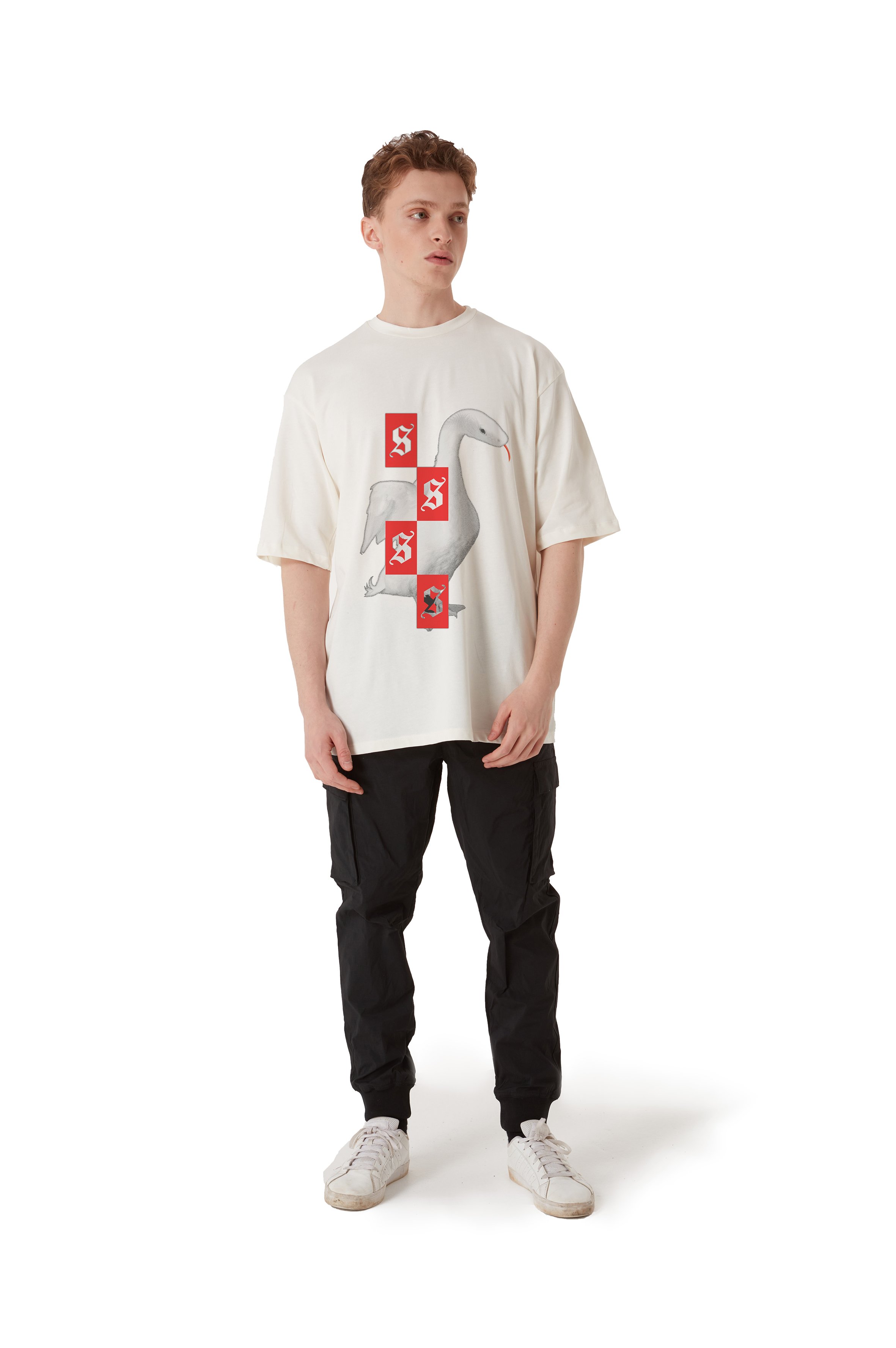 DUCK OVERSIZED HEAVY TEE MEN