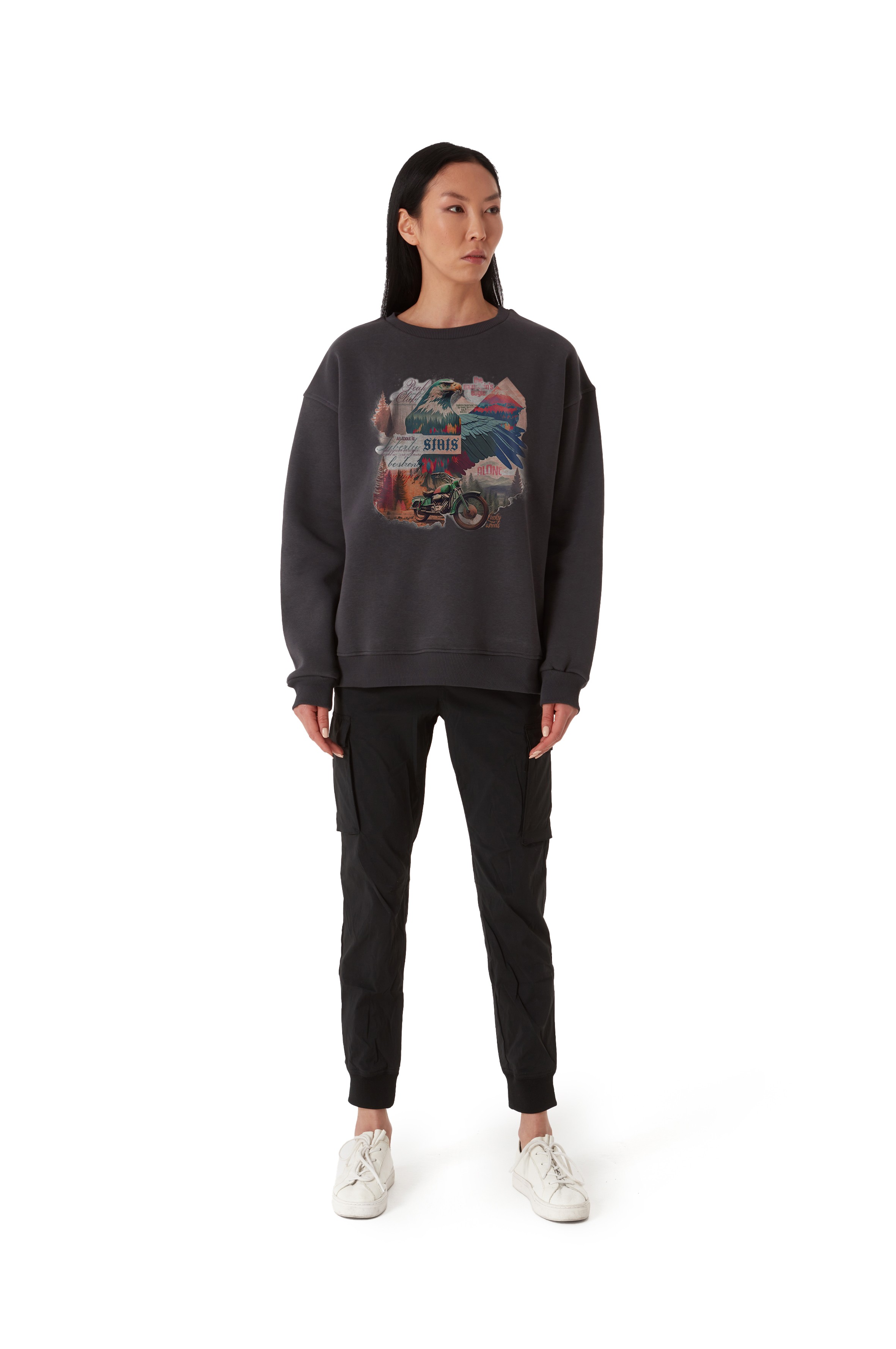 CAESAR OVERSIZED HEAVY SWEATSHIRT WOMEN