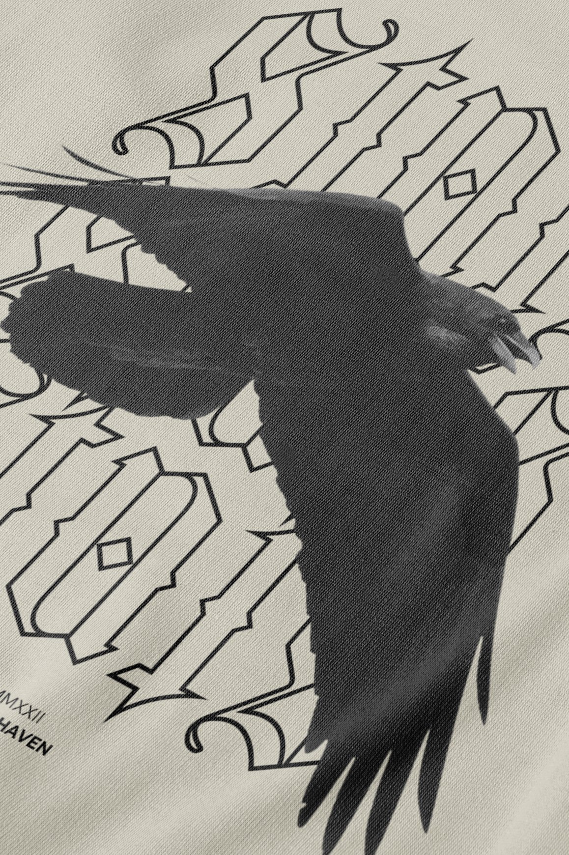 RAVEN OVERSIZED HEAVY TEE MEN