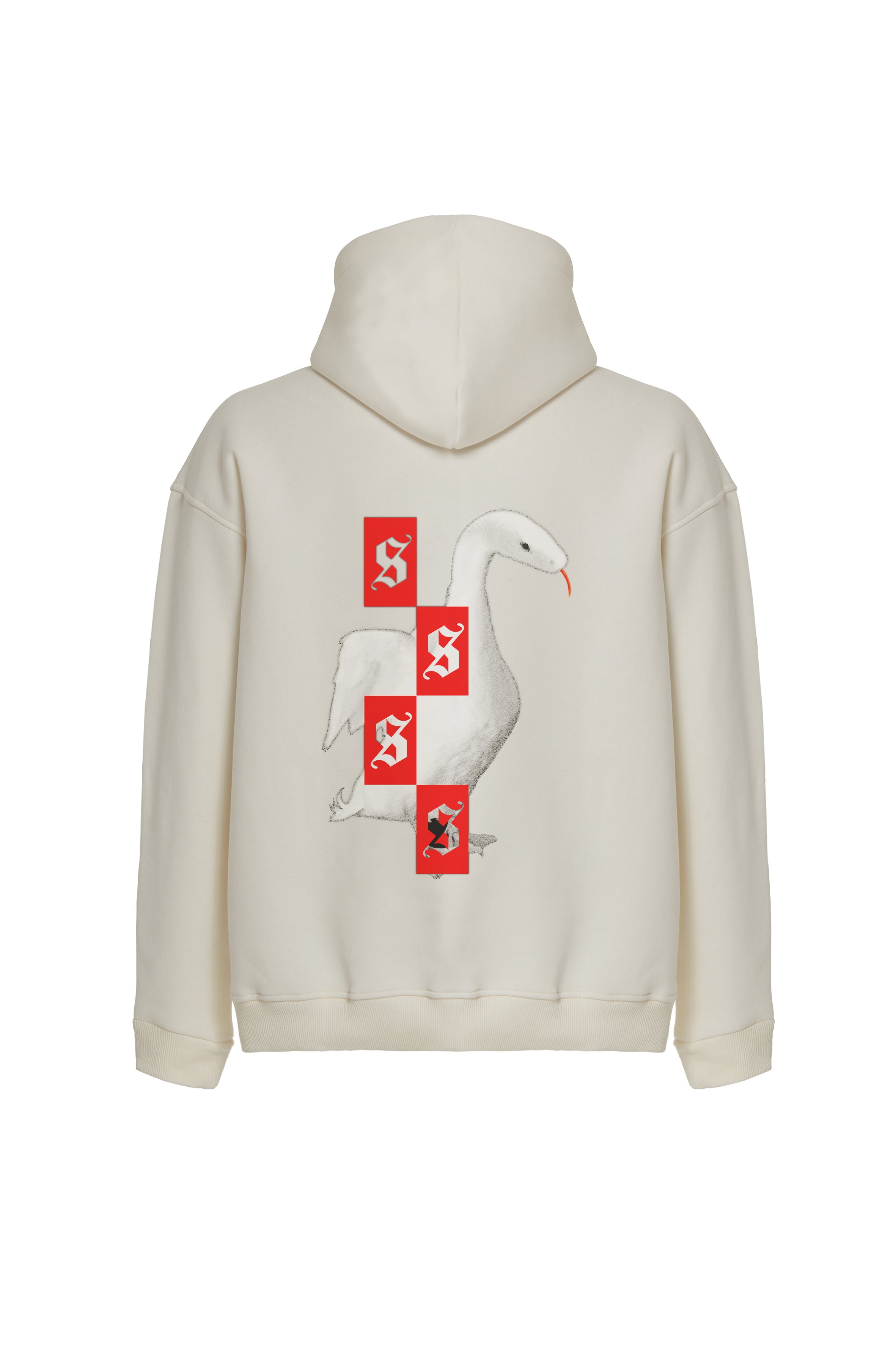 DUCK OVERSIZED HEAVY HOODIE MEN