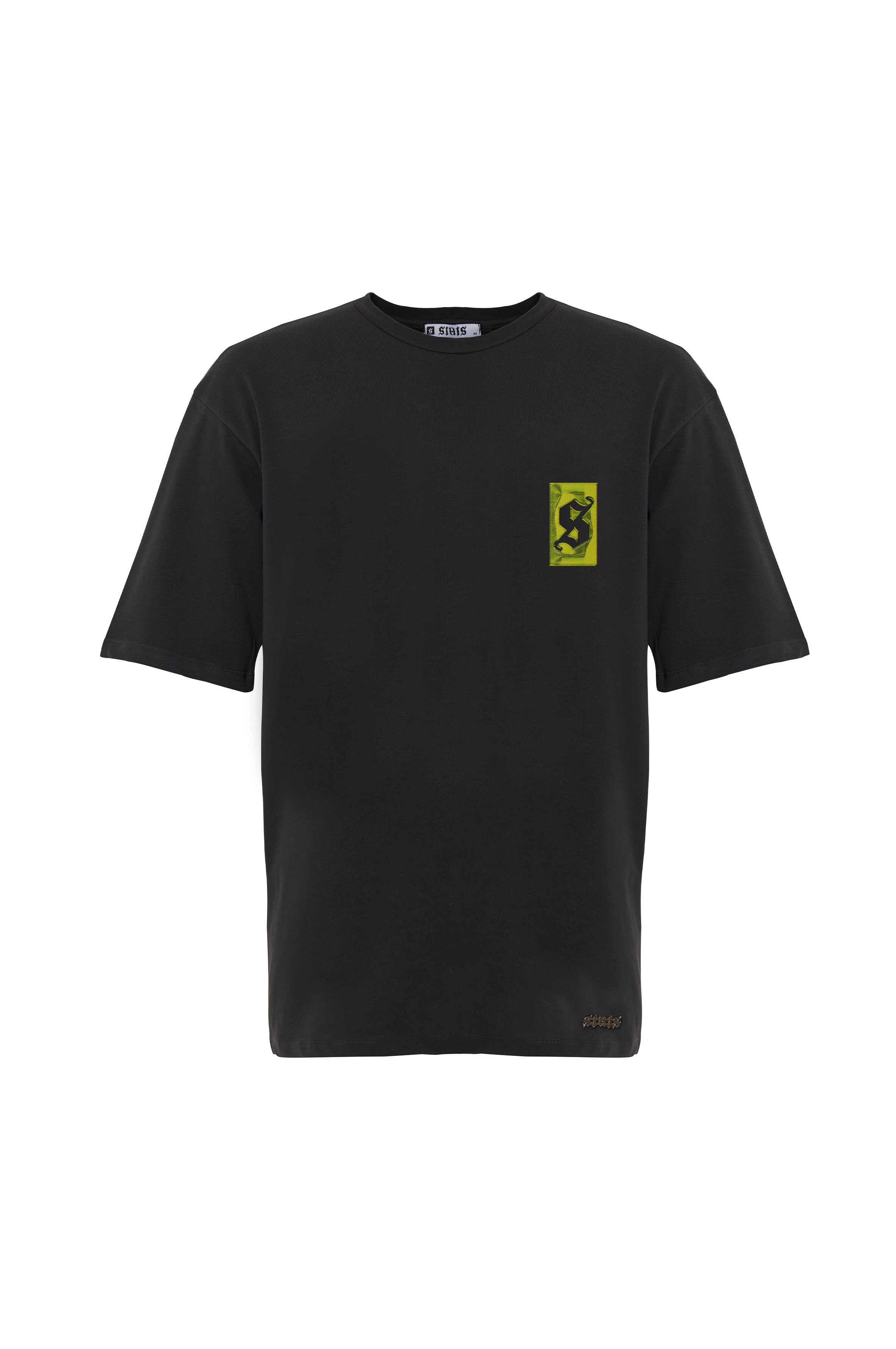 ORIGINALS YELLOW ICON OVERSIZED GRAY TEE MEN