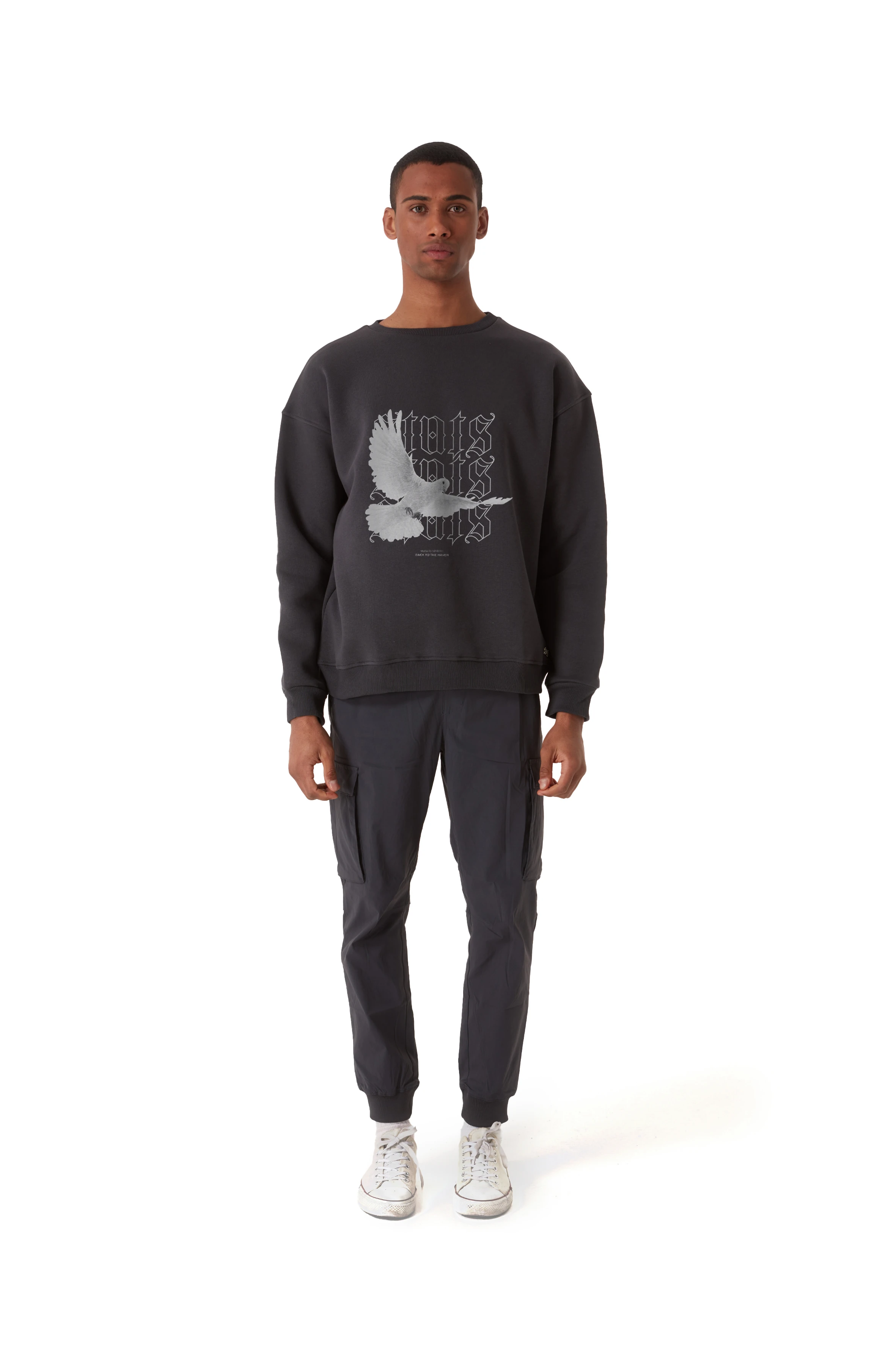 PIGEON OVERSIZED HEAVY SWEATSHIRT MEN