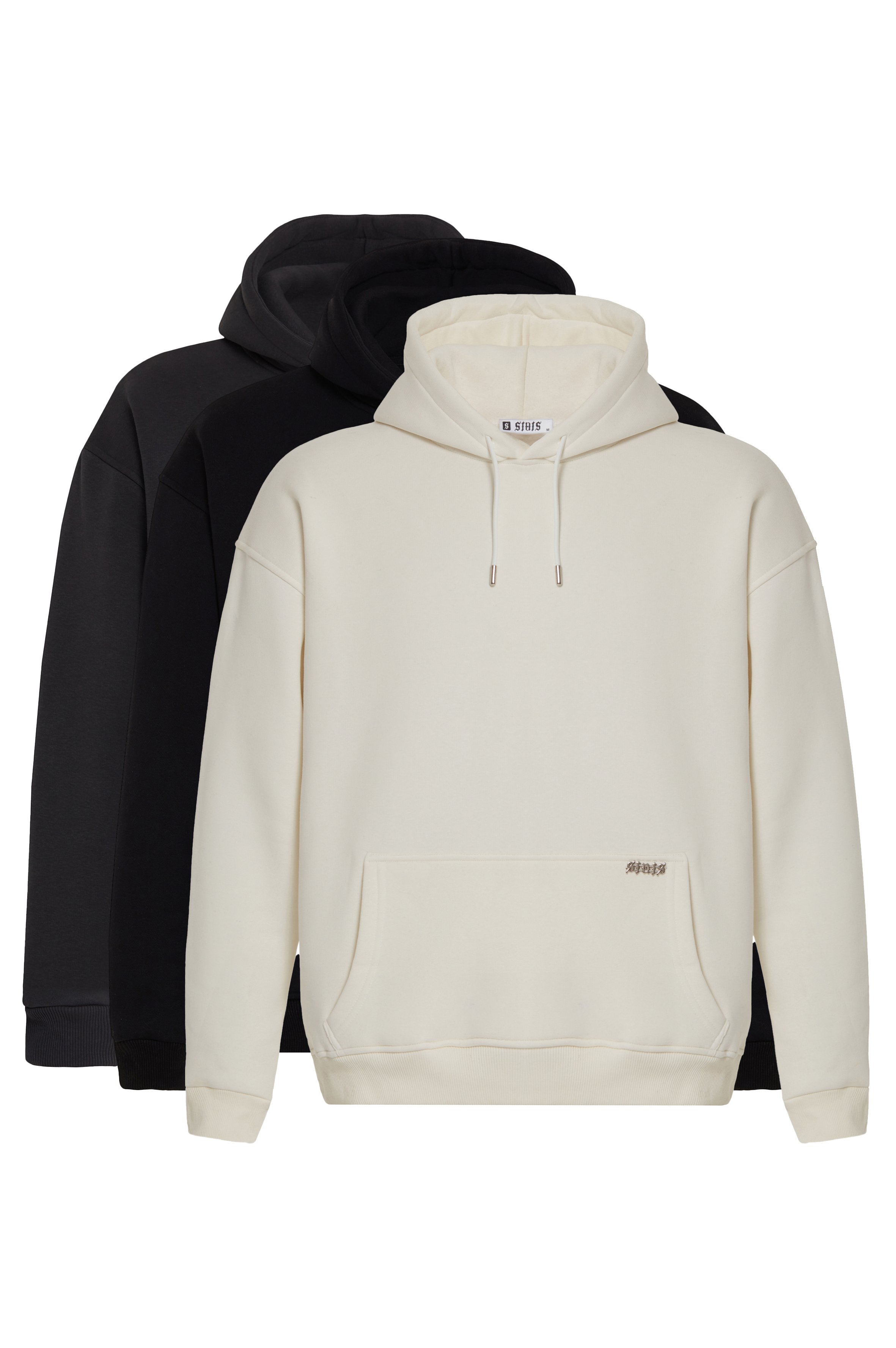 3 IN 1 STATS BLANK OVERSIZED HOODIE WOMEN