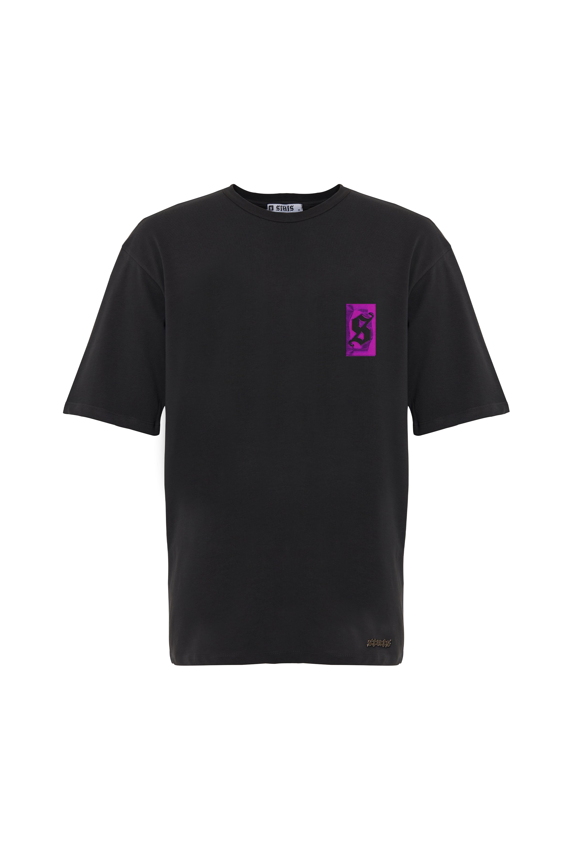 ORIGINALS PURPLE ICON OVERSIZED GRAY TEE MEN