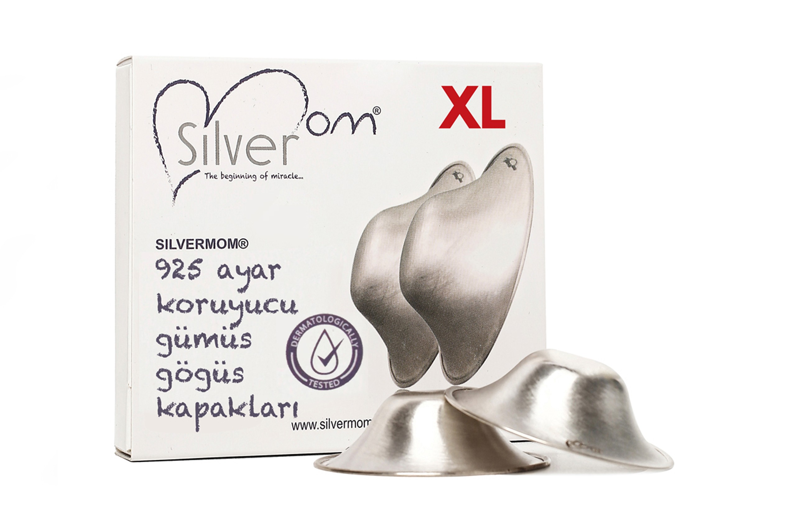 Silvermom® XL Gümüş Göğüs Koruma Kapağı