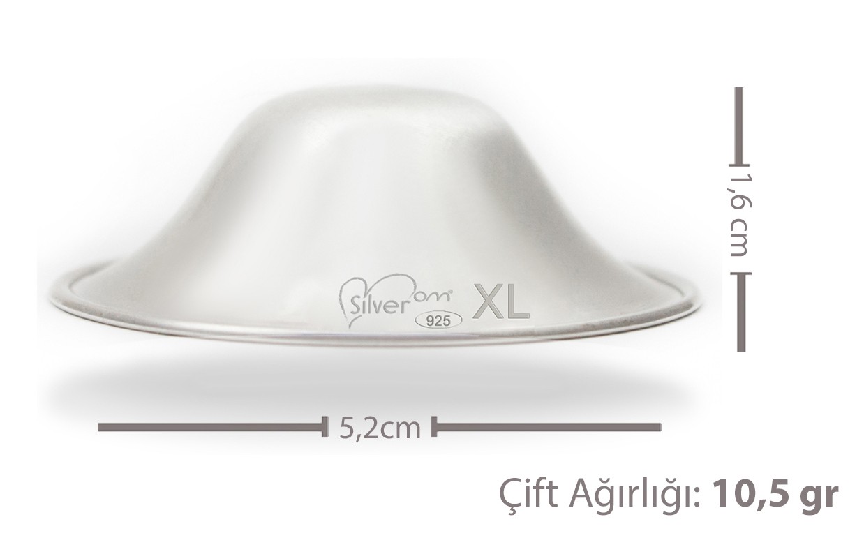 Silvermom® XL Gümüş Göğüs Koruma Kapağı