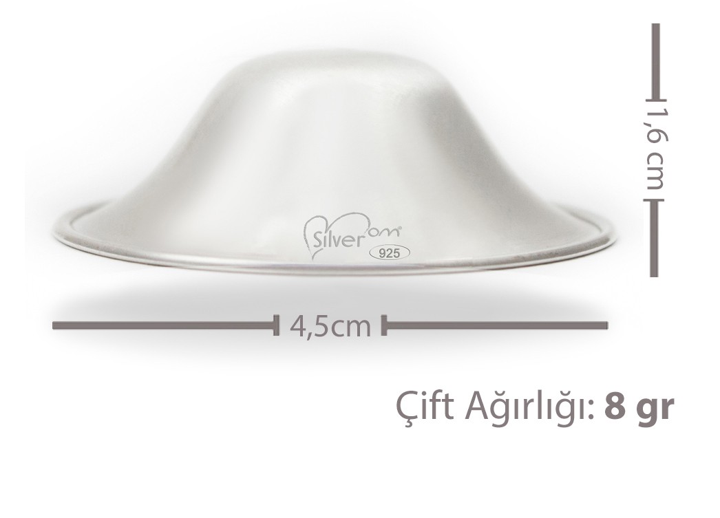 Silvermom® Standart Gümüş Göğüs Koruma Kapağı